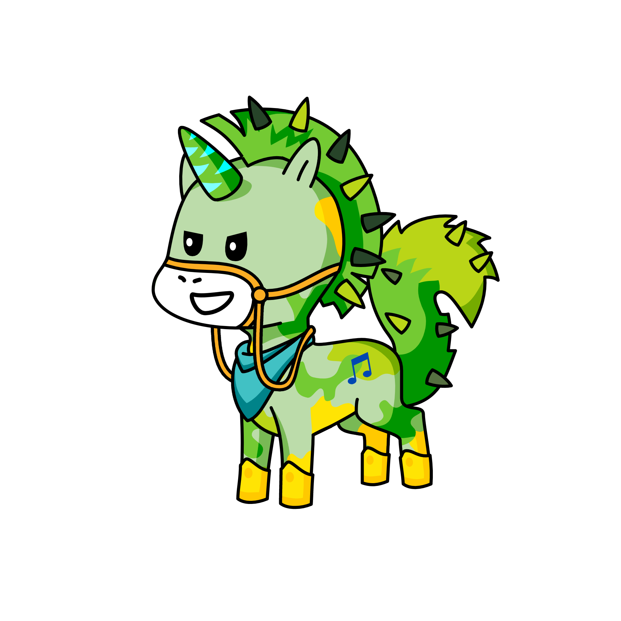 Spike, the unicorn