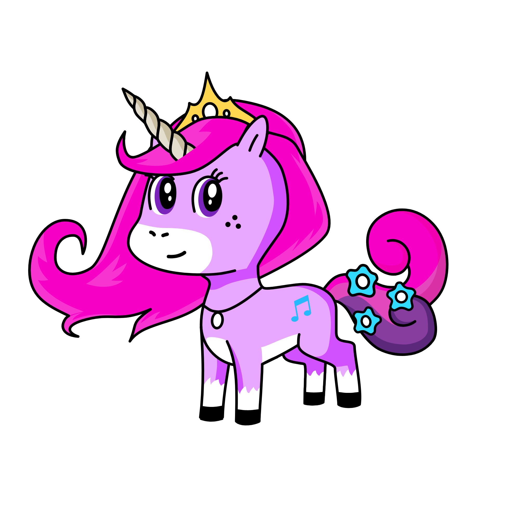 Lilac, the unicorn
