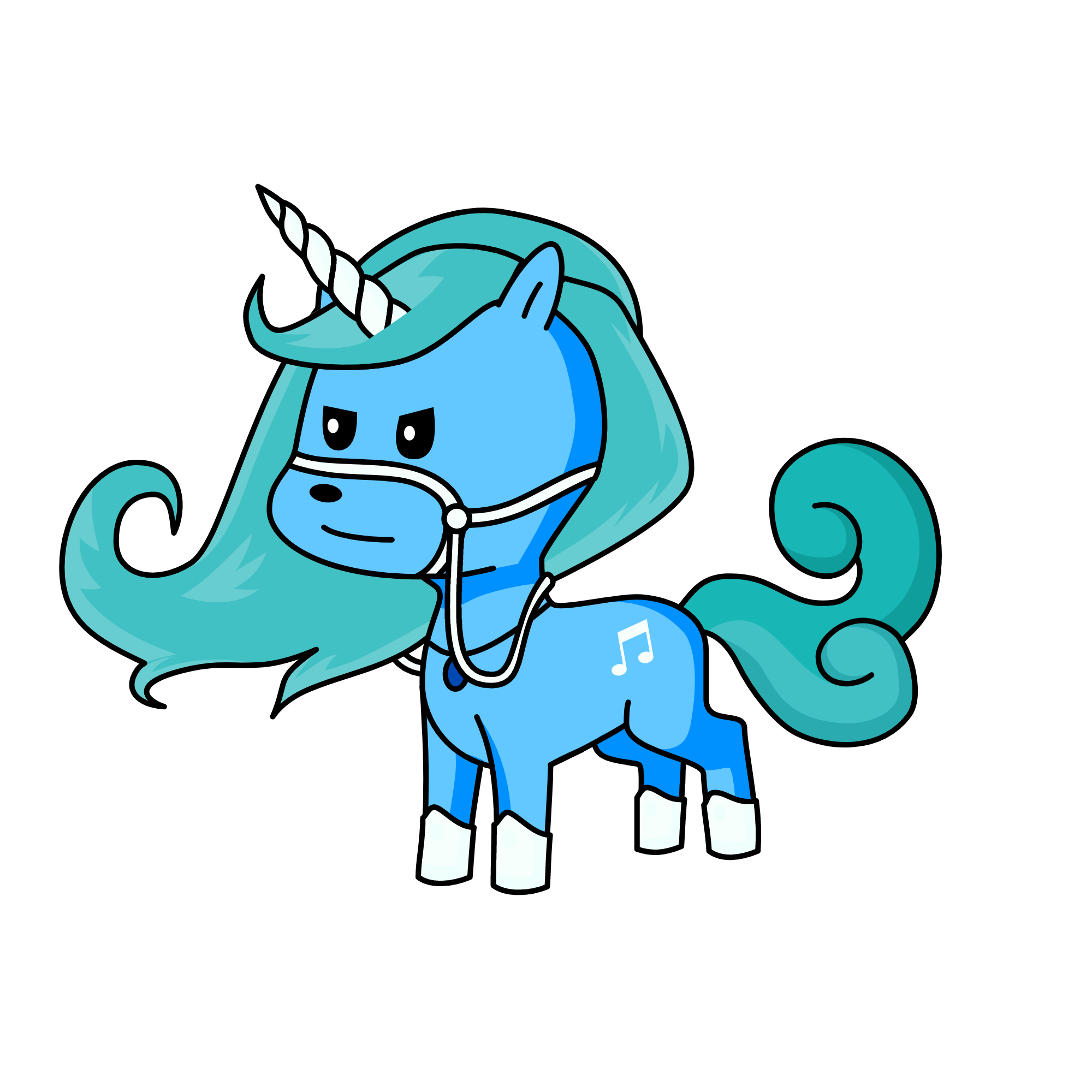 i dare you guys to copy someones else younicon, the unicorn