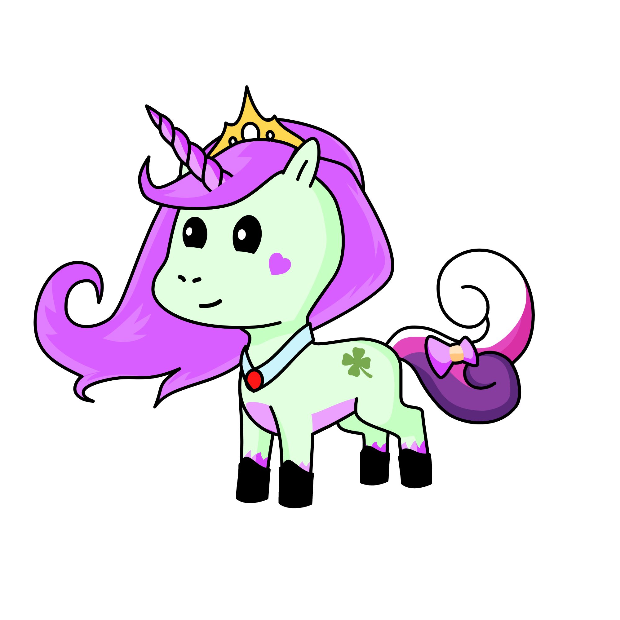 COTTON CANDY, the unicorn
