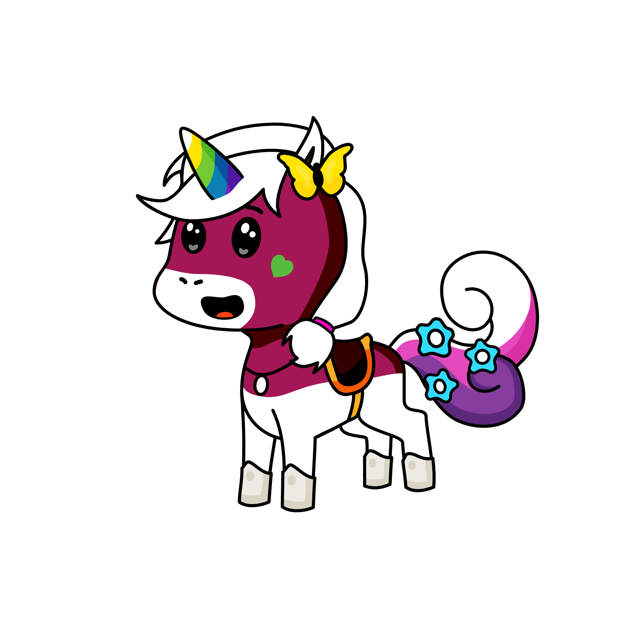 Rosette, the unicorn