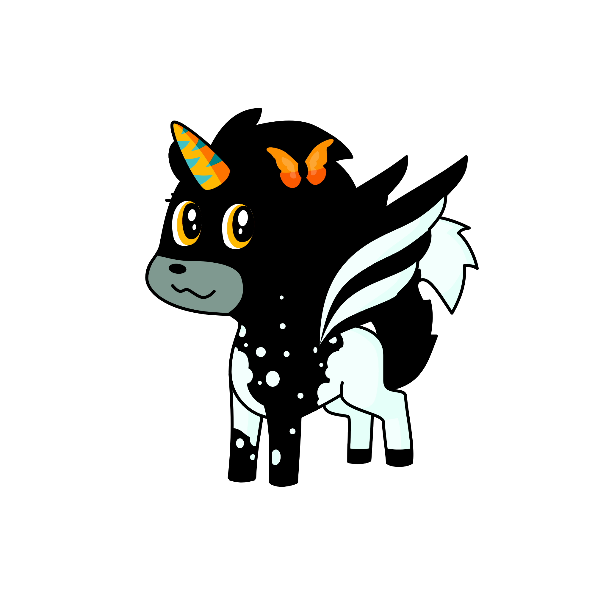 darky, the unicorn