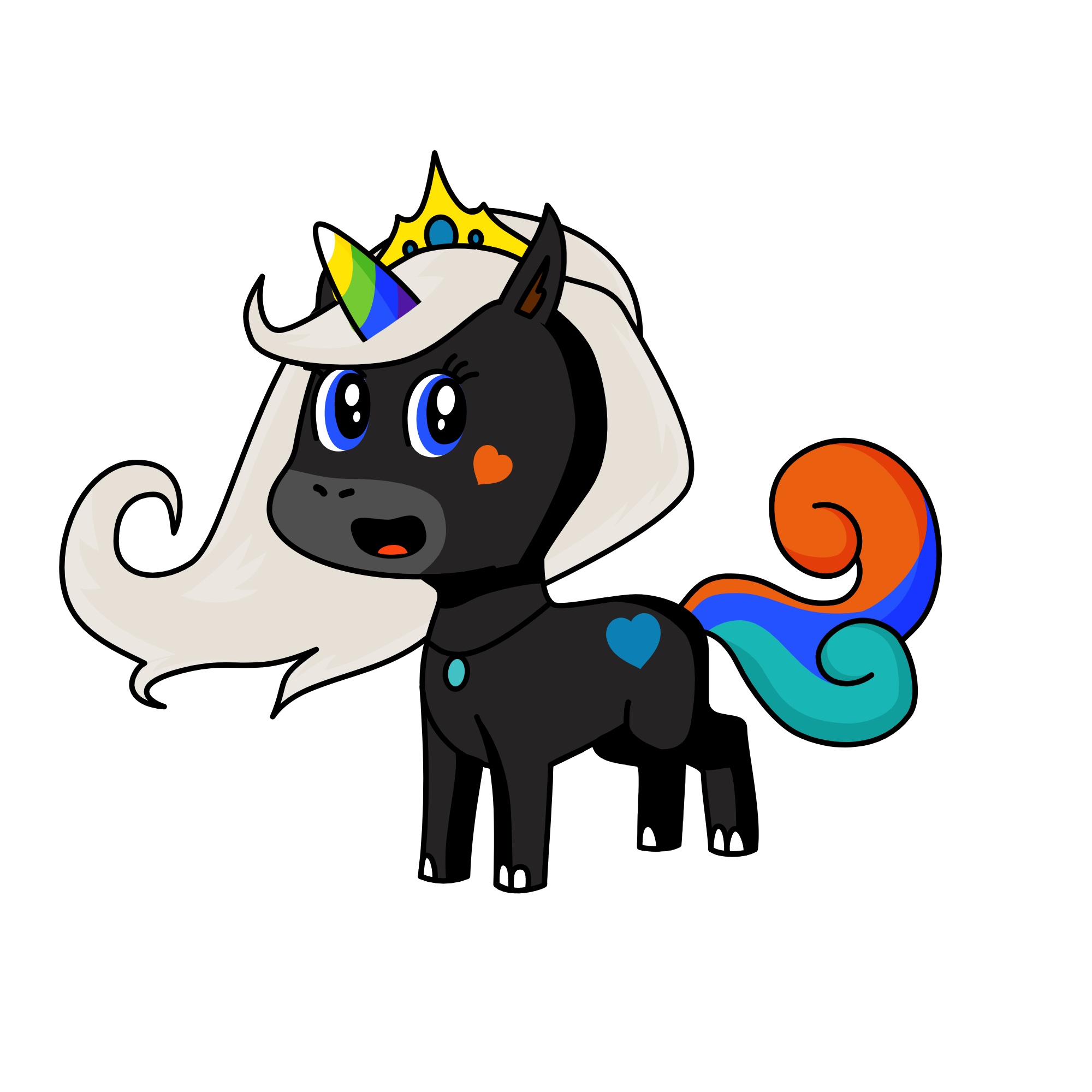 azulia, the unicorn