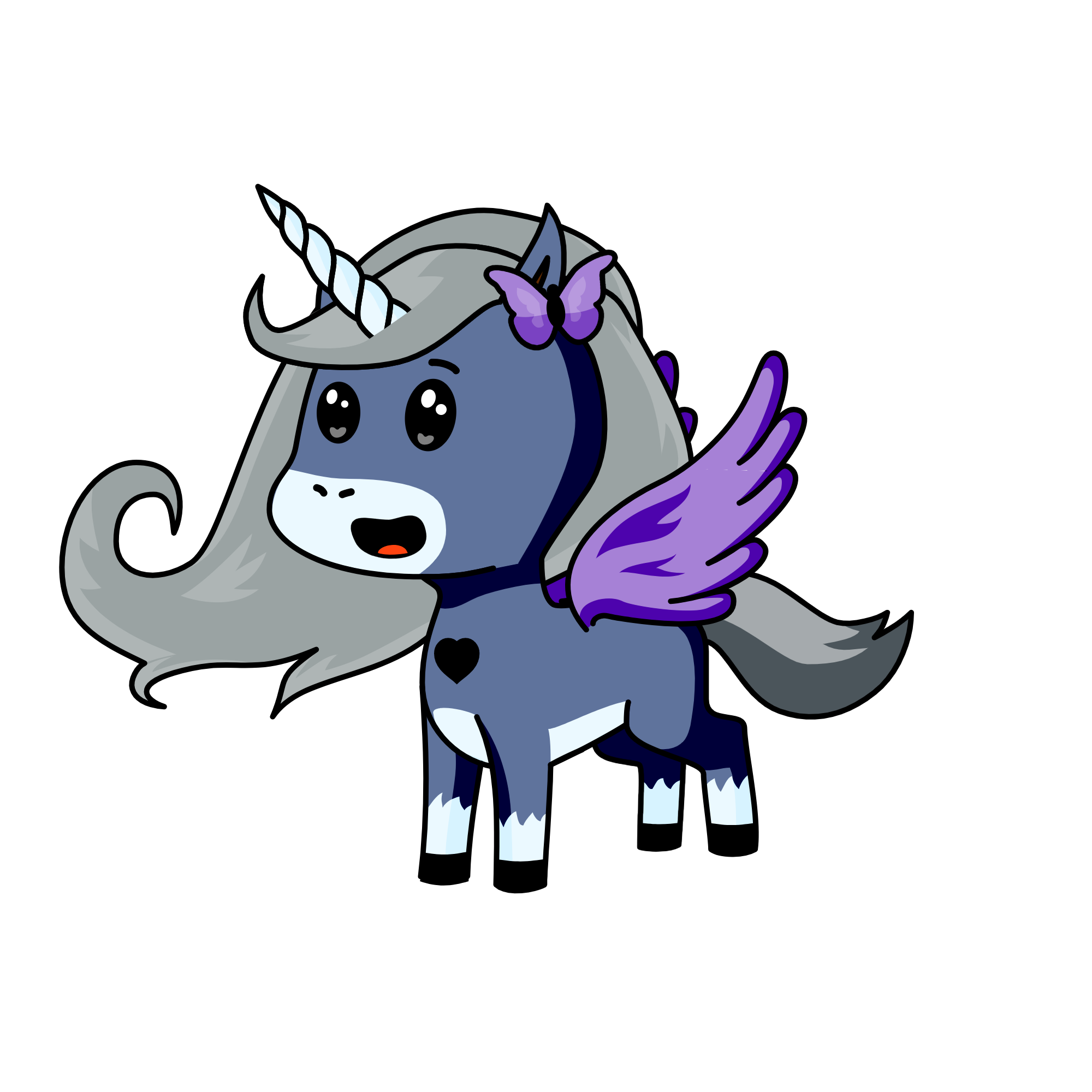 i love sssinperwolf's channel, the unicorn