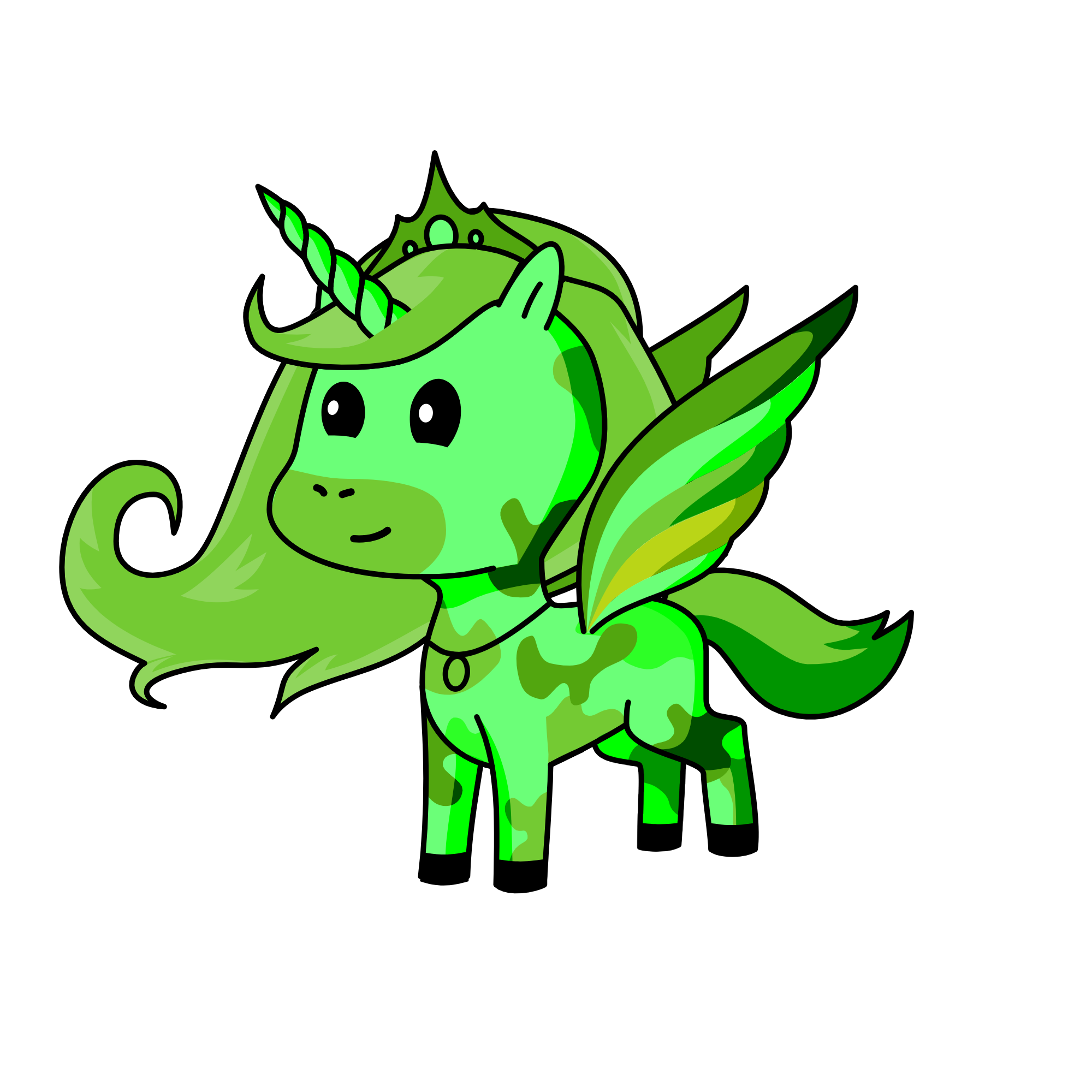 forest princess, the unicorn