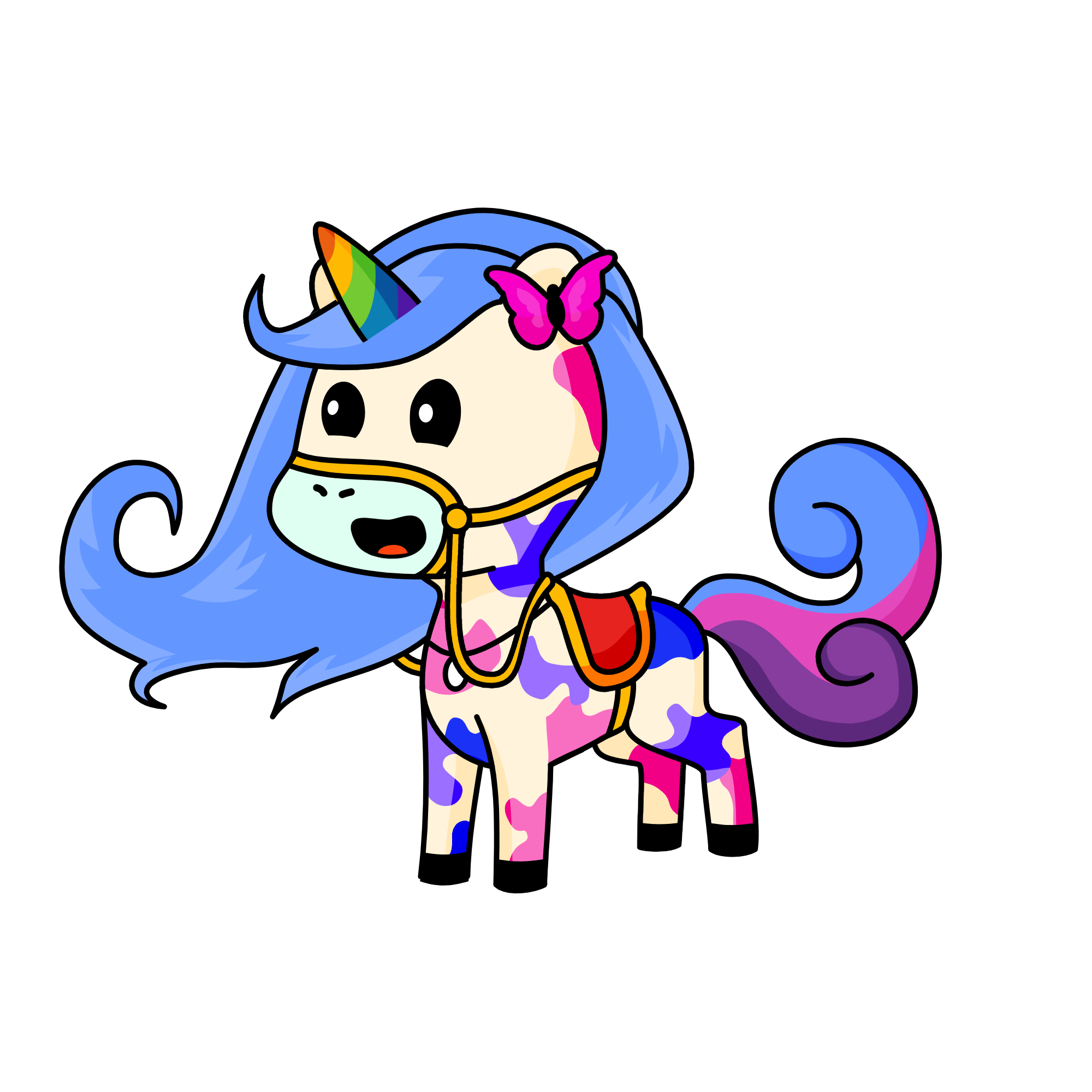 Blaster, the unicorn