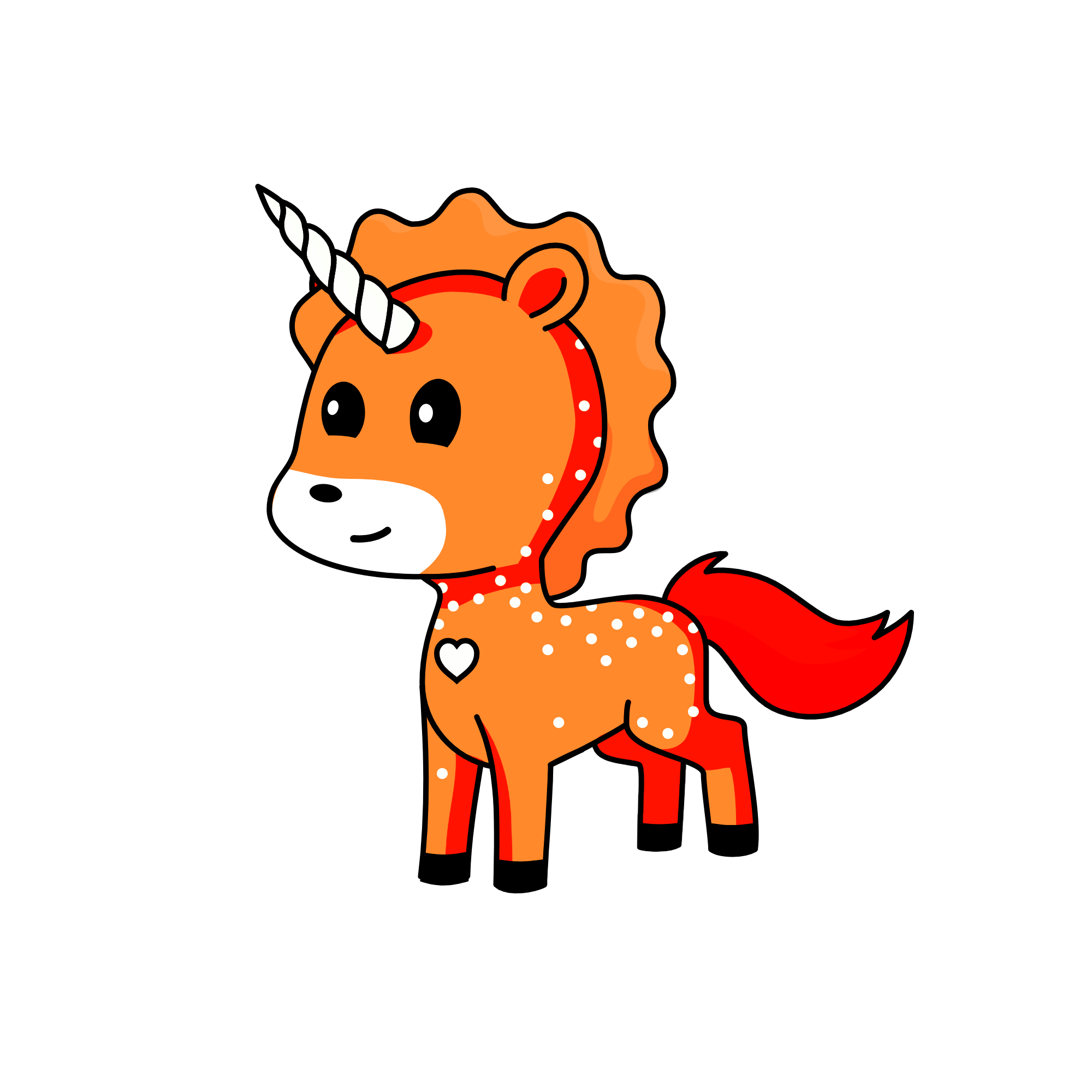 Foxy, the unicorn