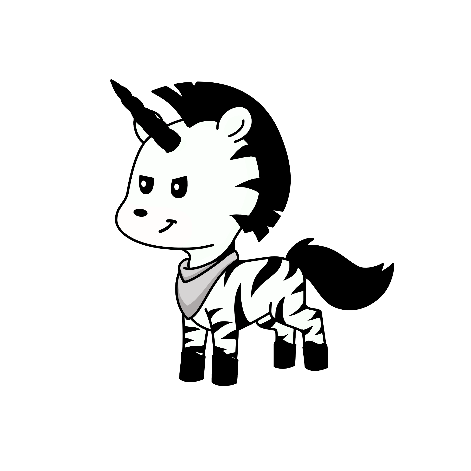 ZAC the ZEBRA, the unicorn