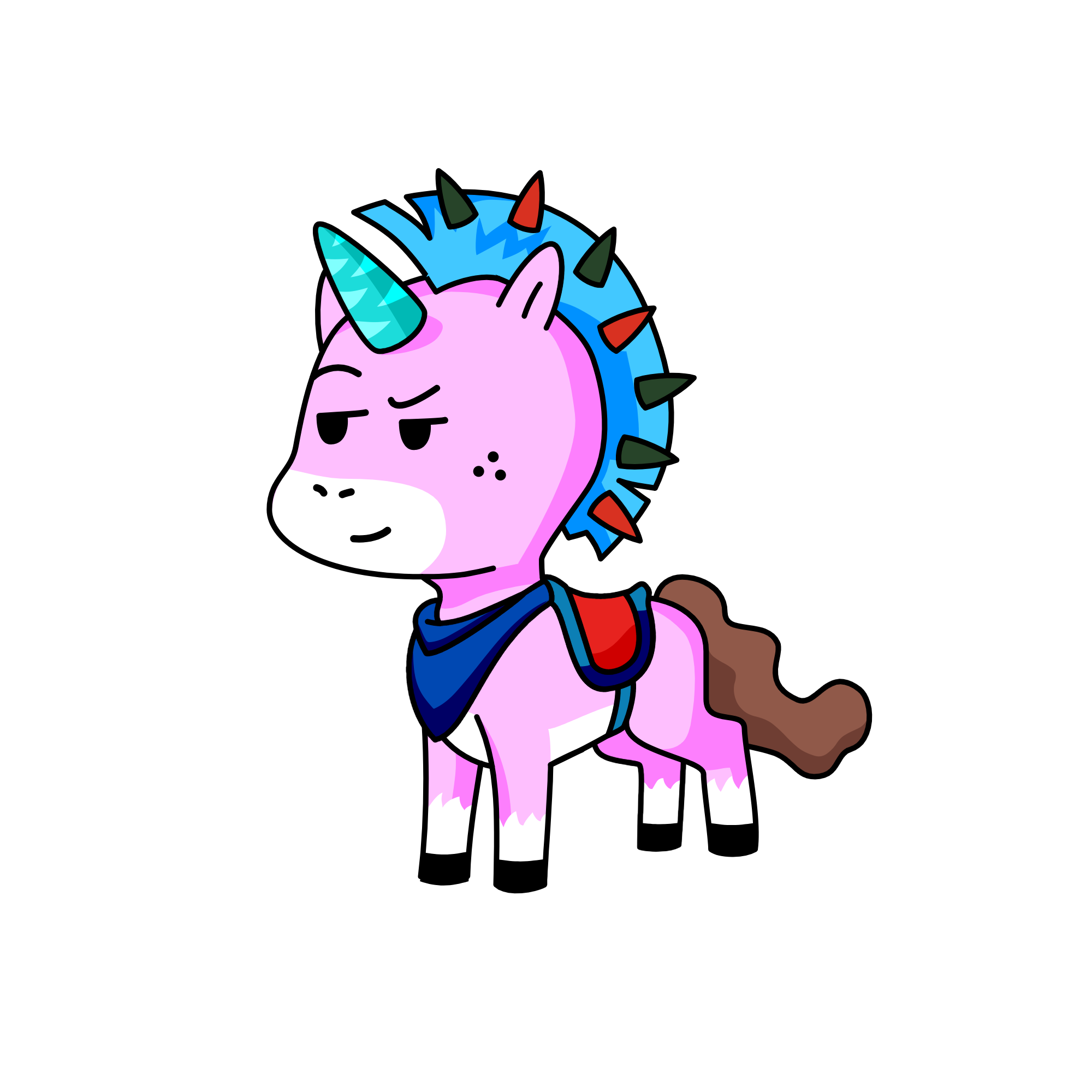 punk, the unicorn
