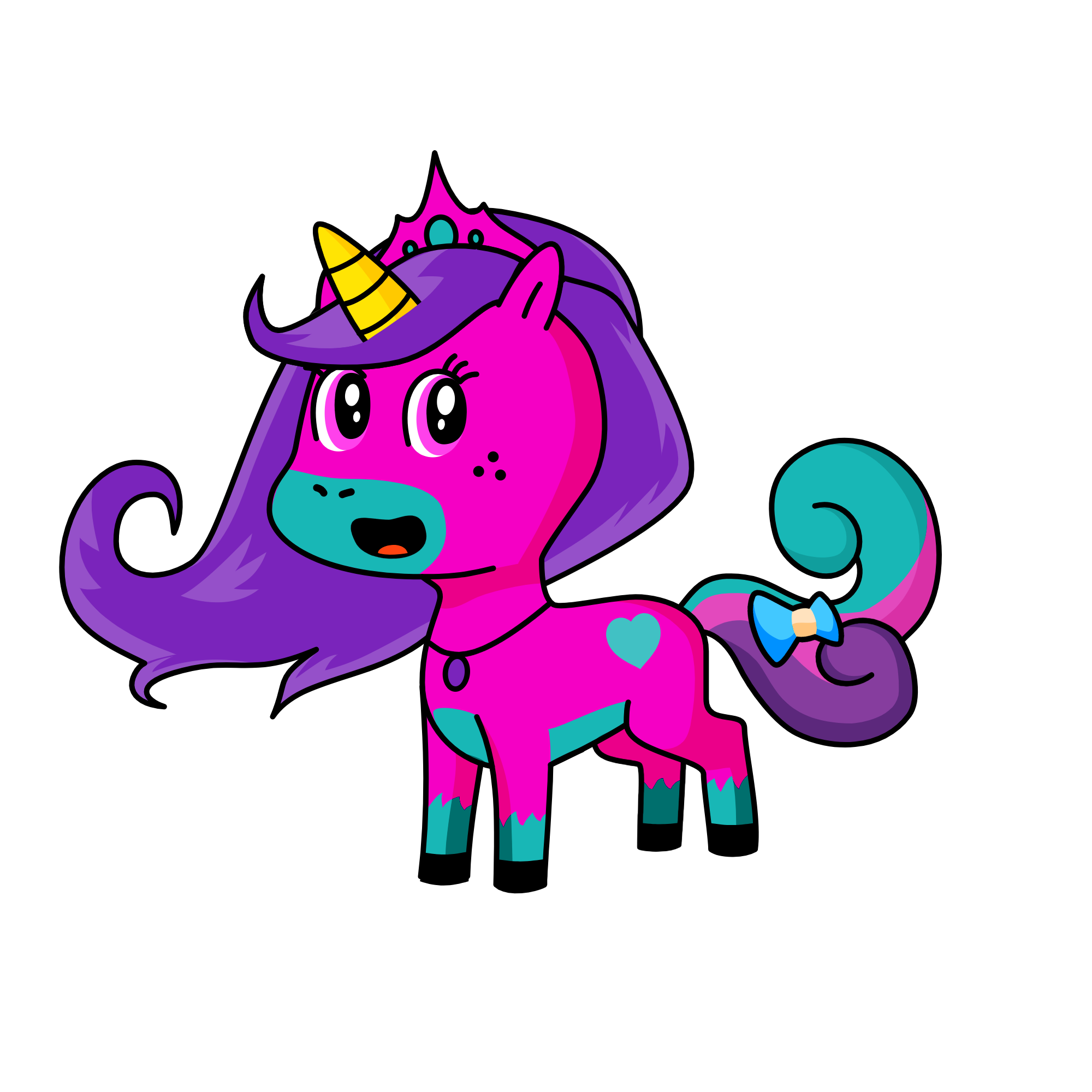 princess, the unicorn