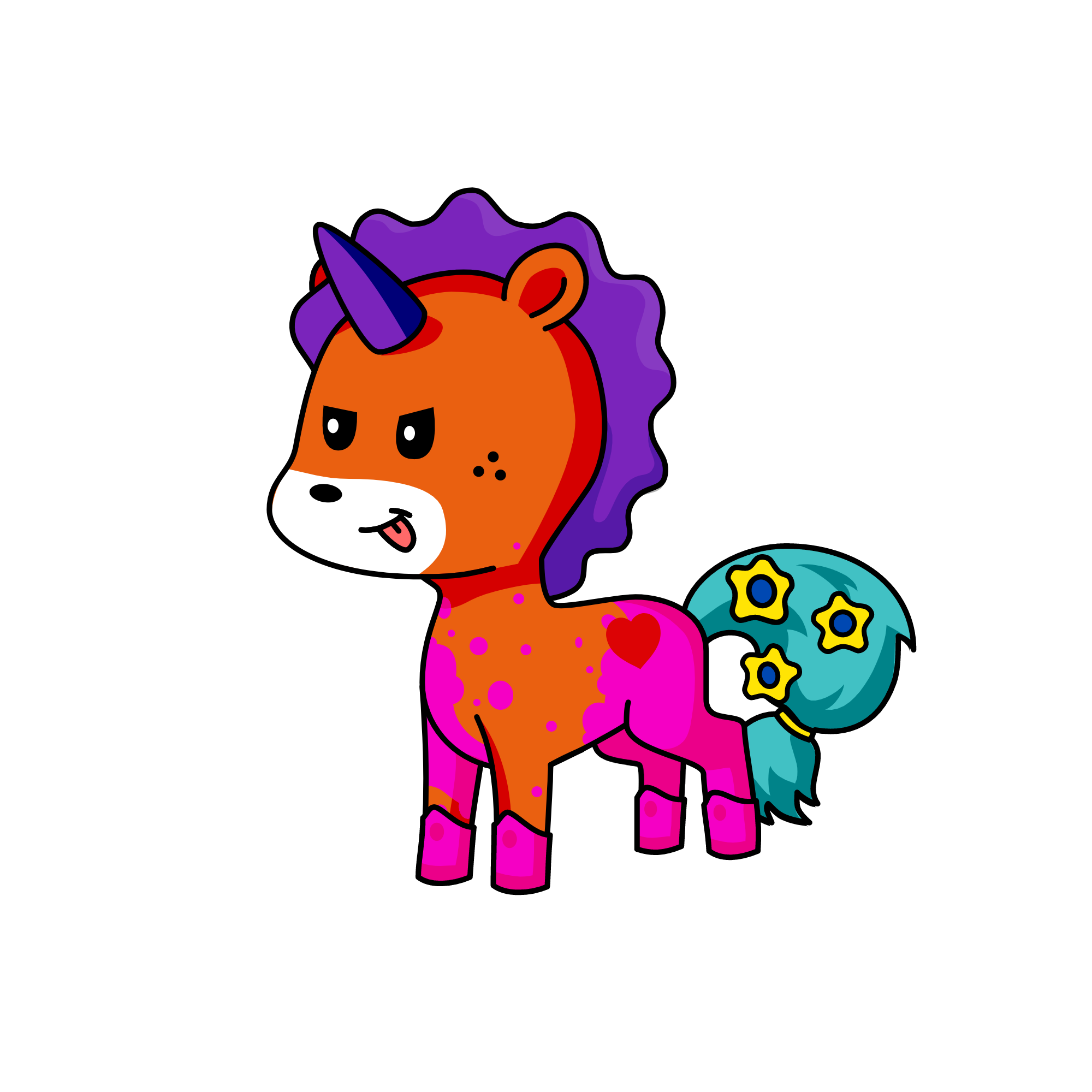 poppy is poopy, the unicorn