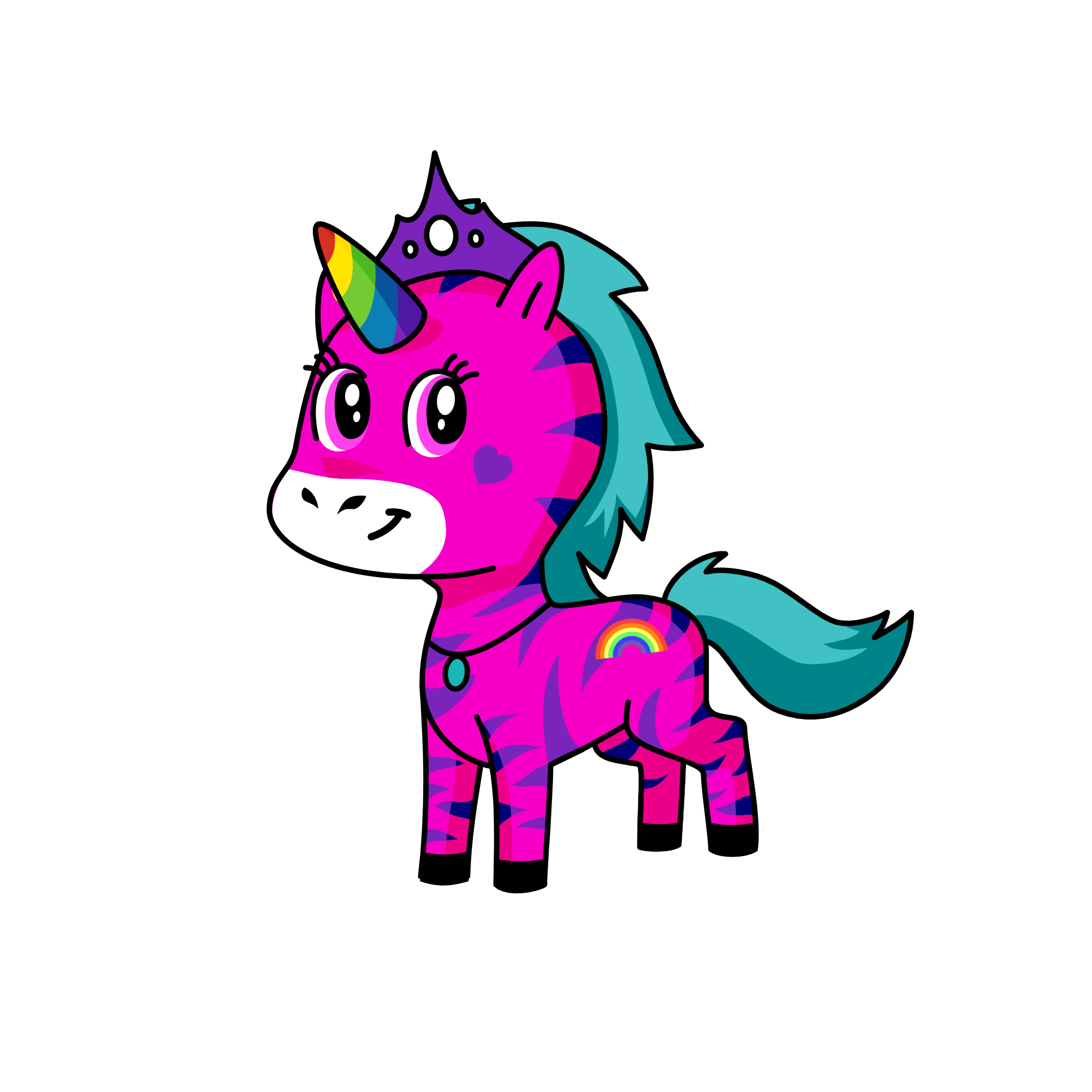 rose, the unicorn
