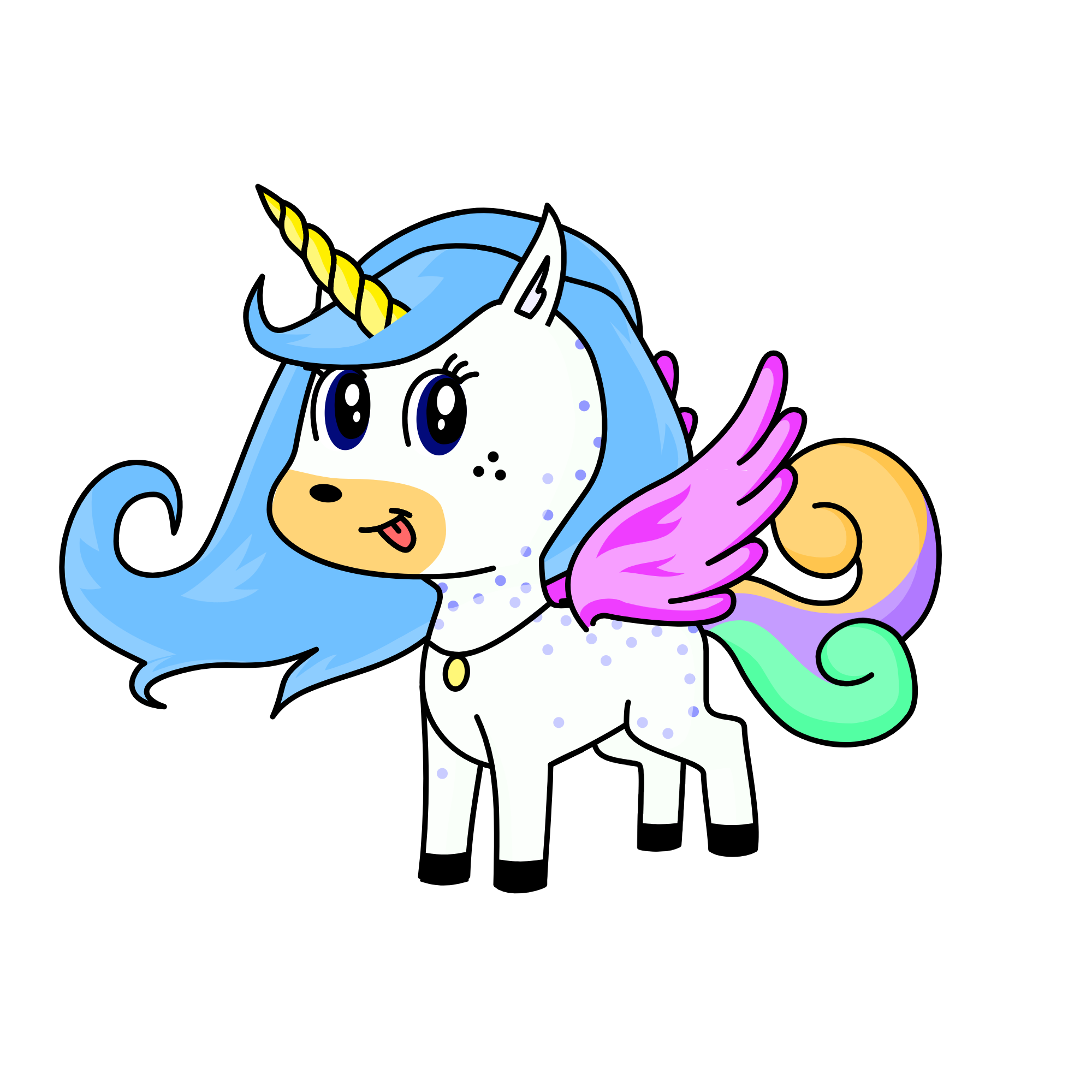 Dreamy, the unicorn