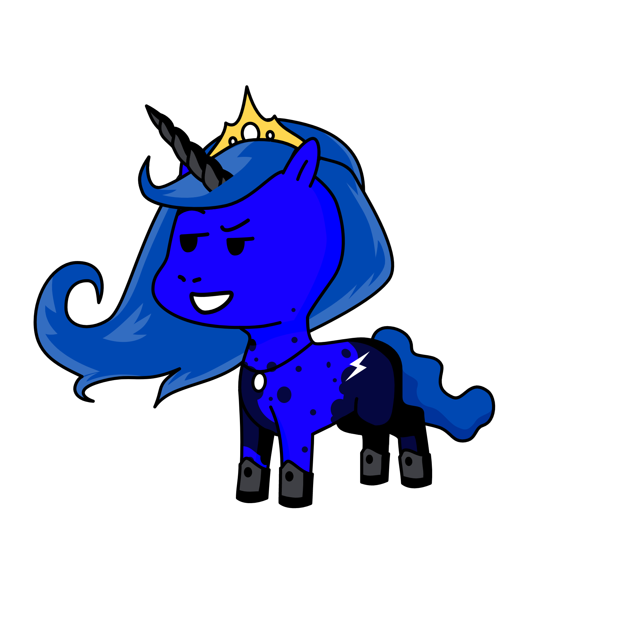 Luna, the unicorn