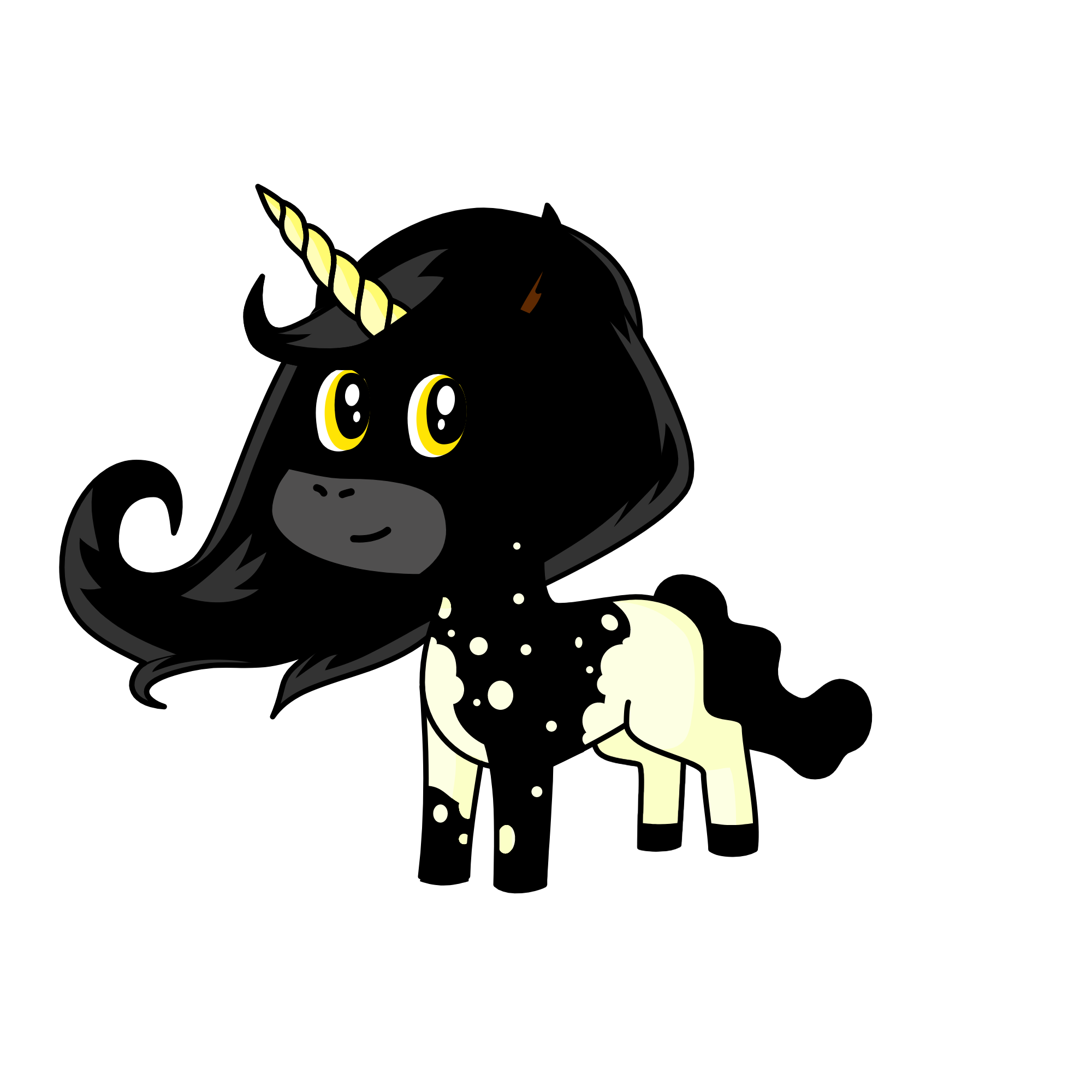 Midnight, the unicorn