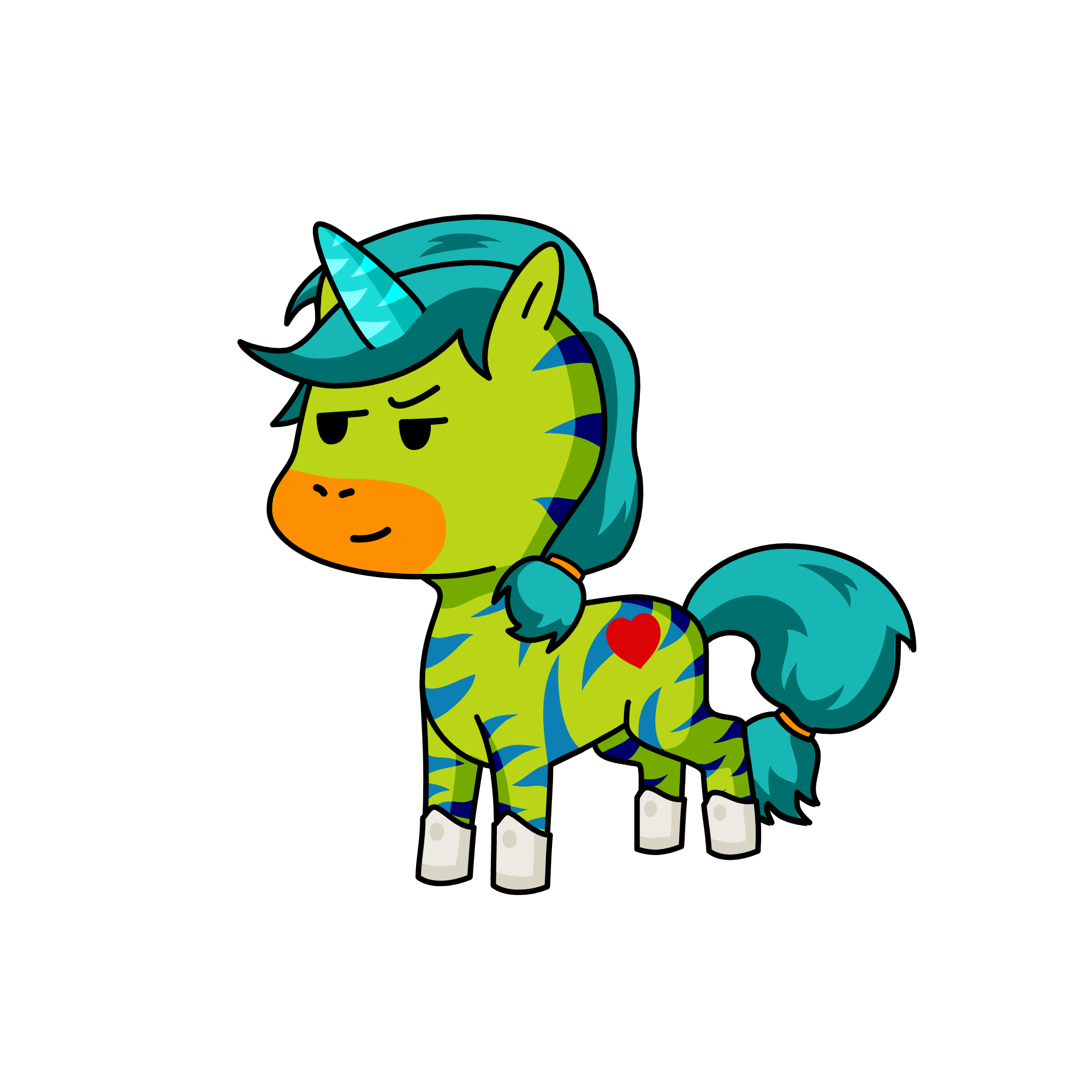 Conlena, the unicorn
