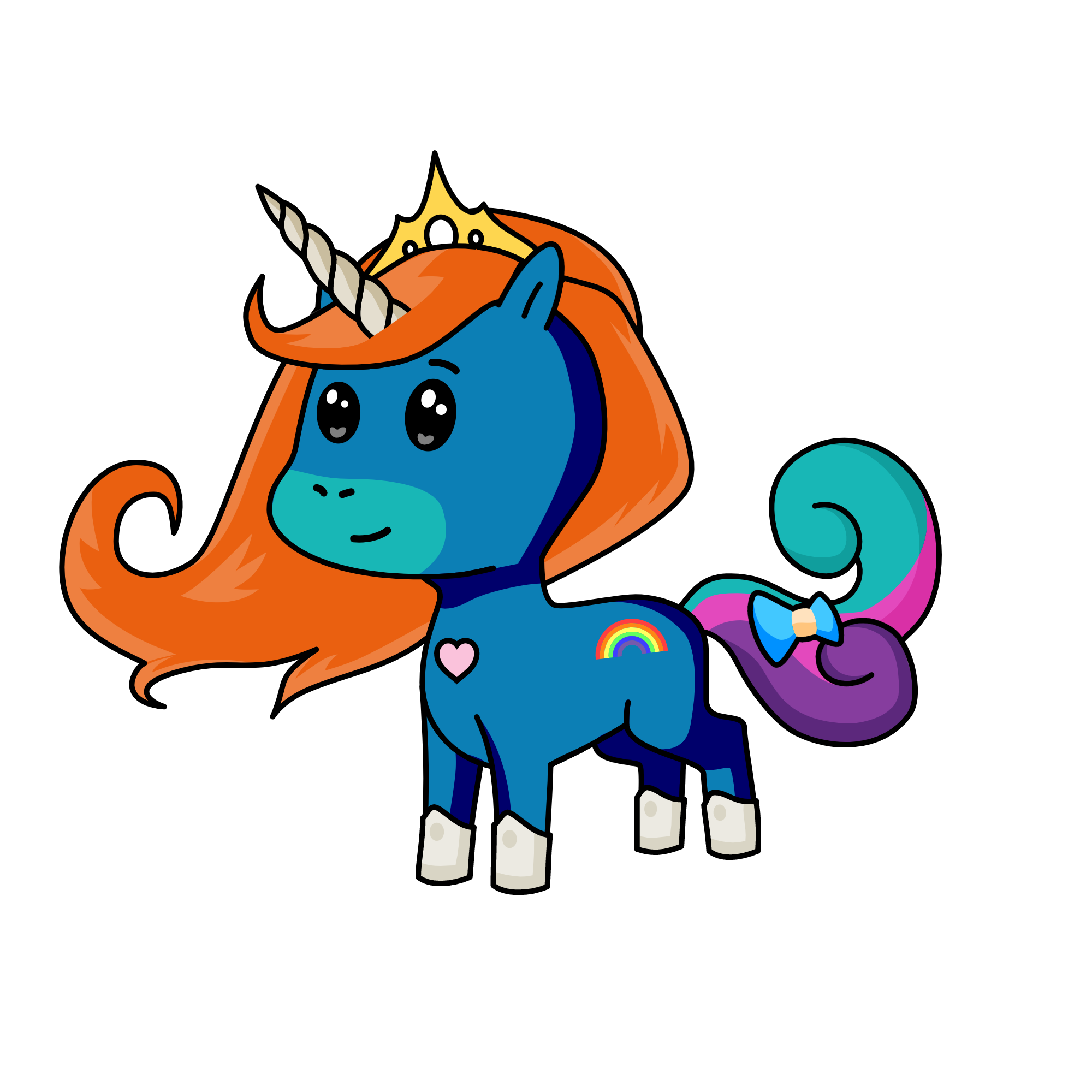 Pinky, the unicorn