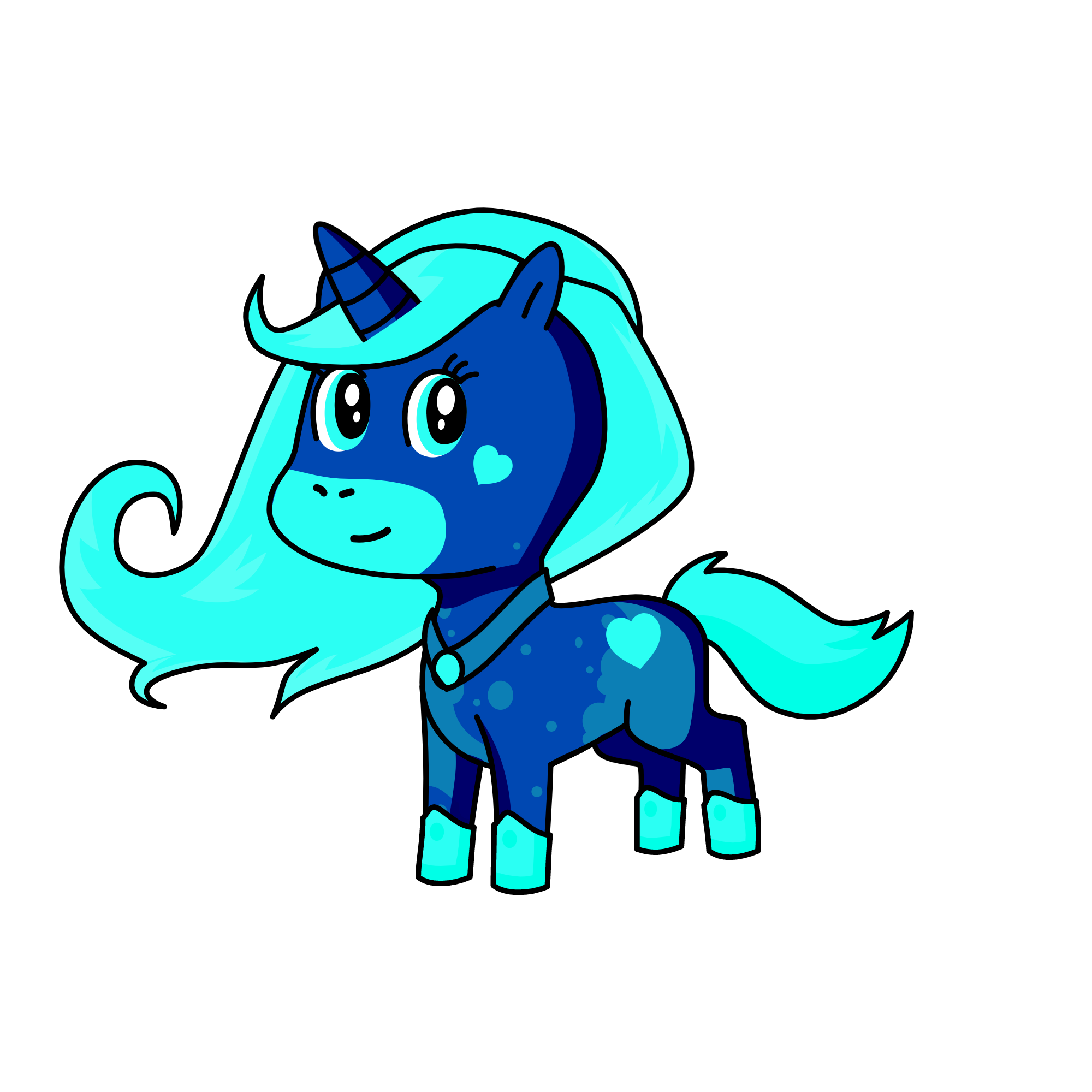 Moon, the unicorn
