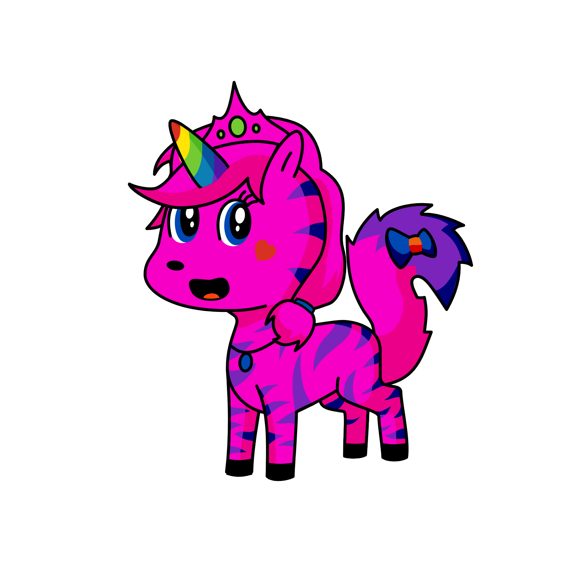 Rose Delightful Ears, the unicorn