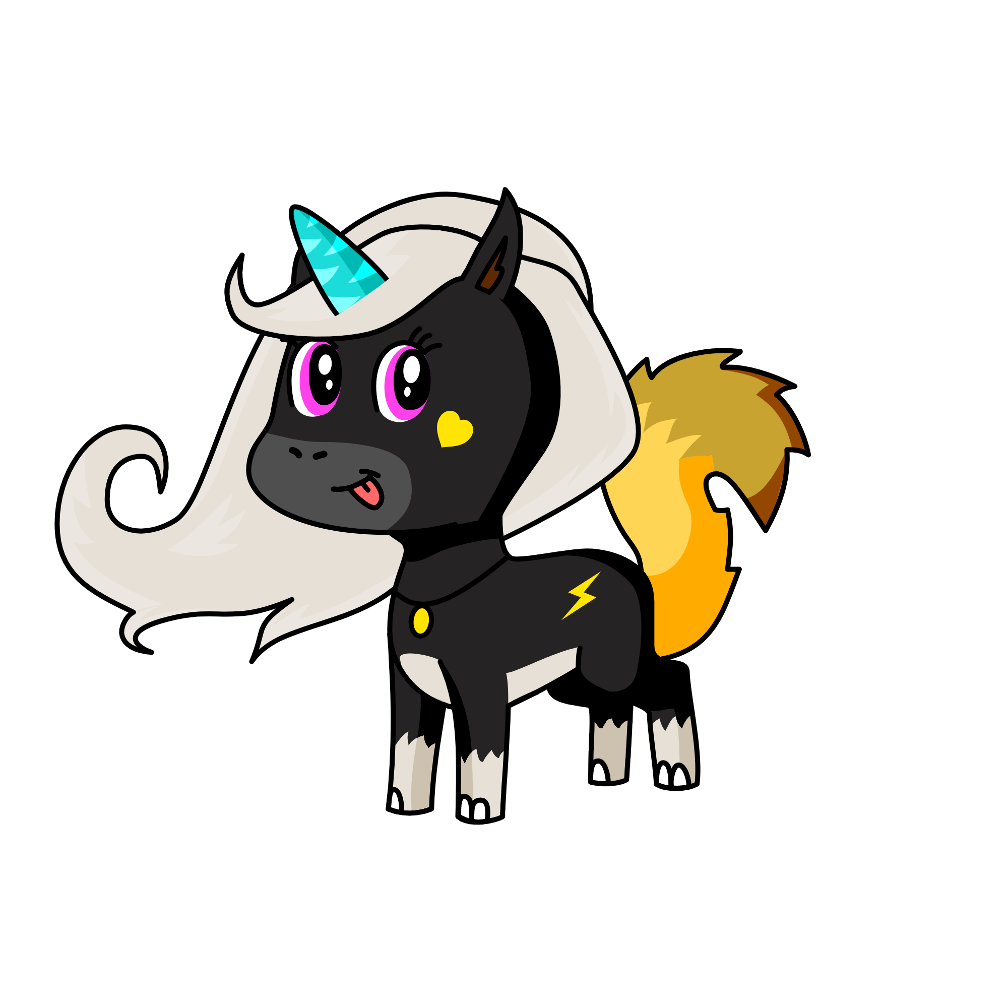 starlight the queen of the stars, the unicorn