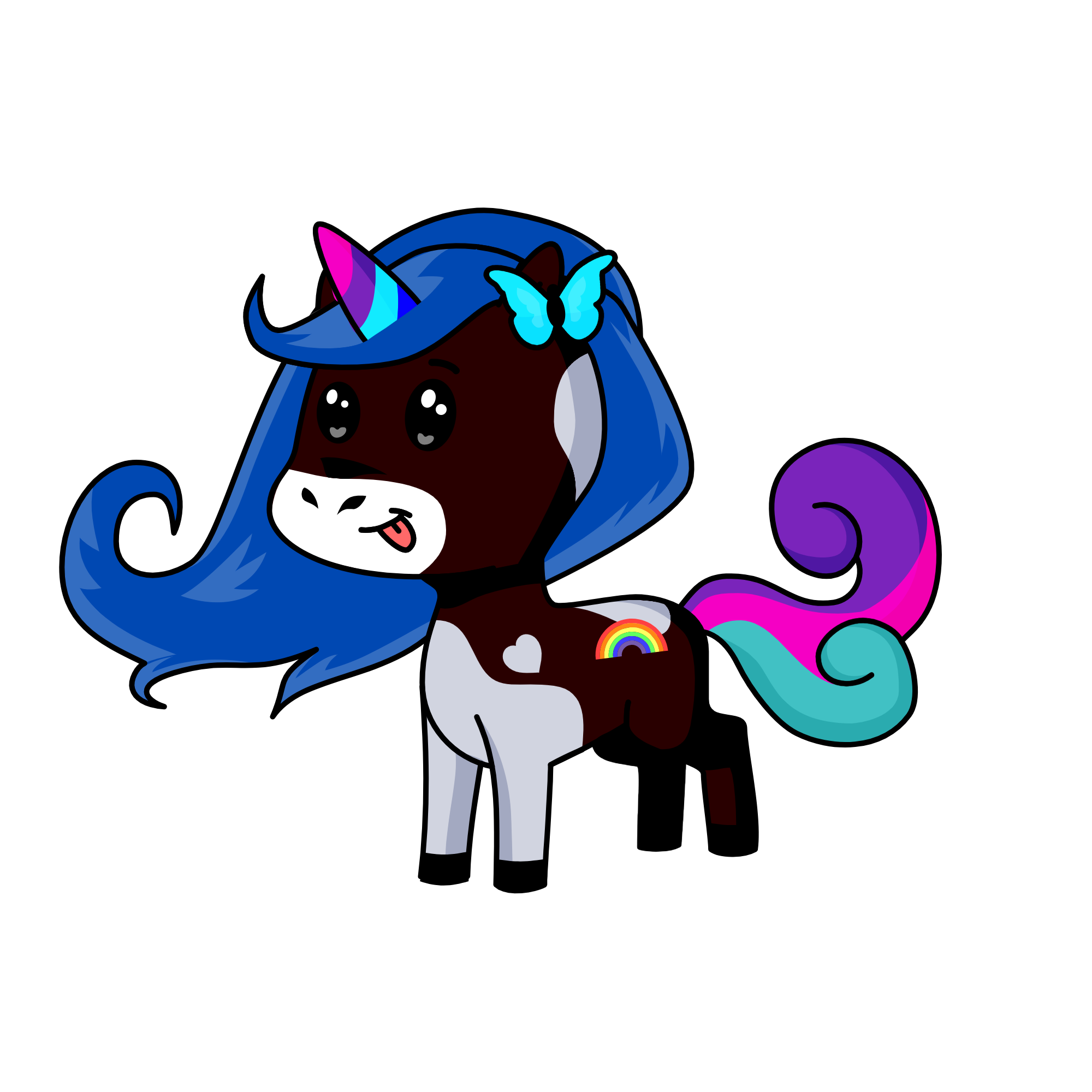 Brownie, the unicorn