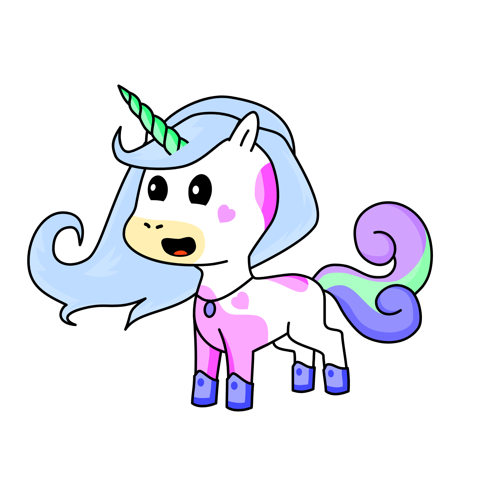 SNOW, the unicorn