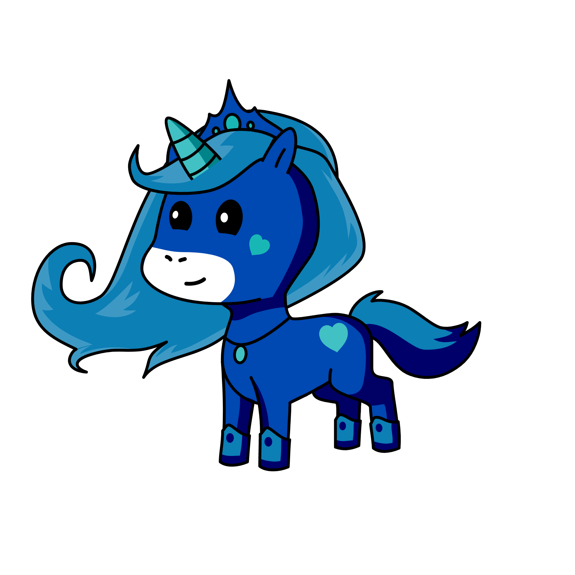 princess moonlight, the unicorn
