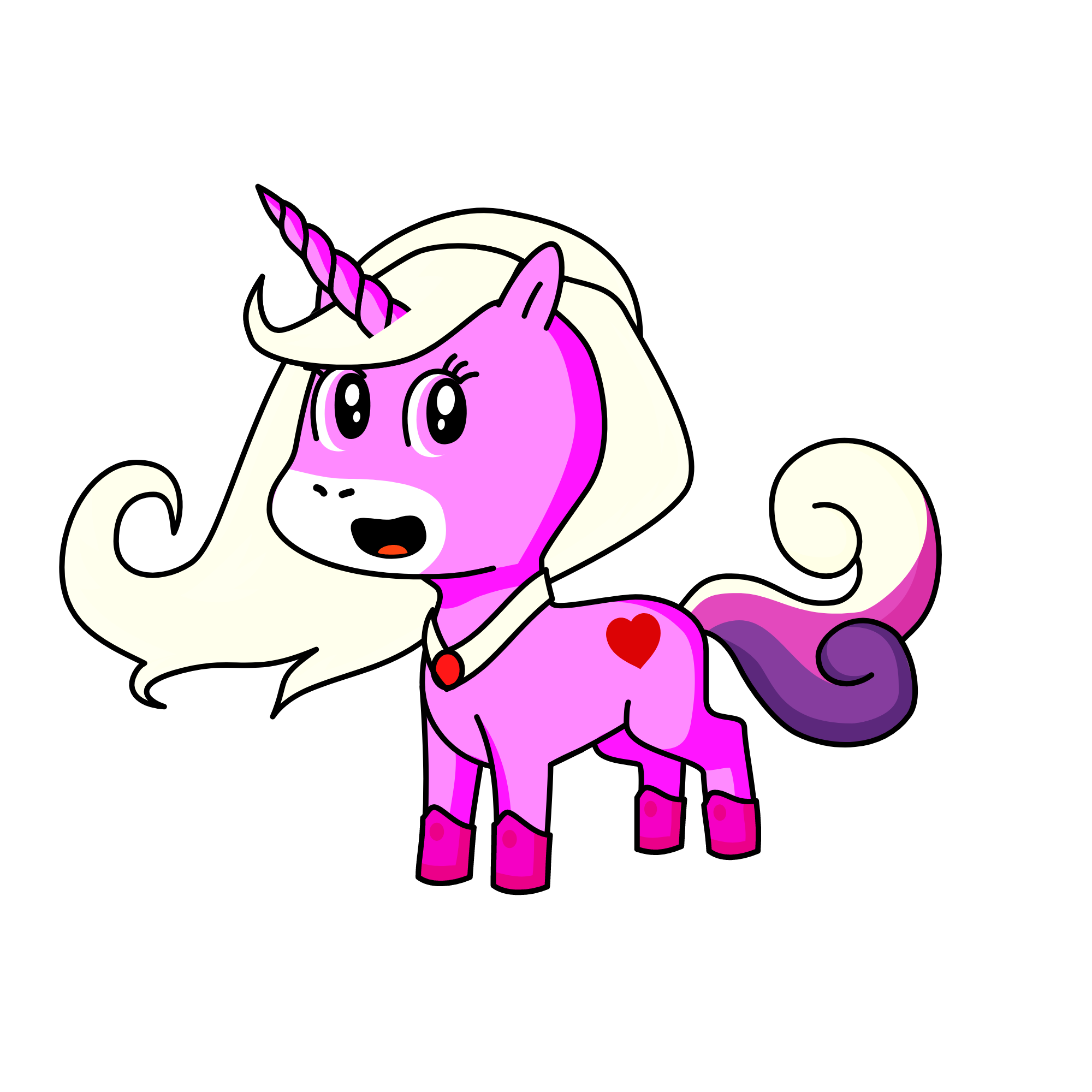 winter, the unicorn