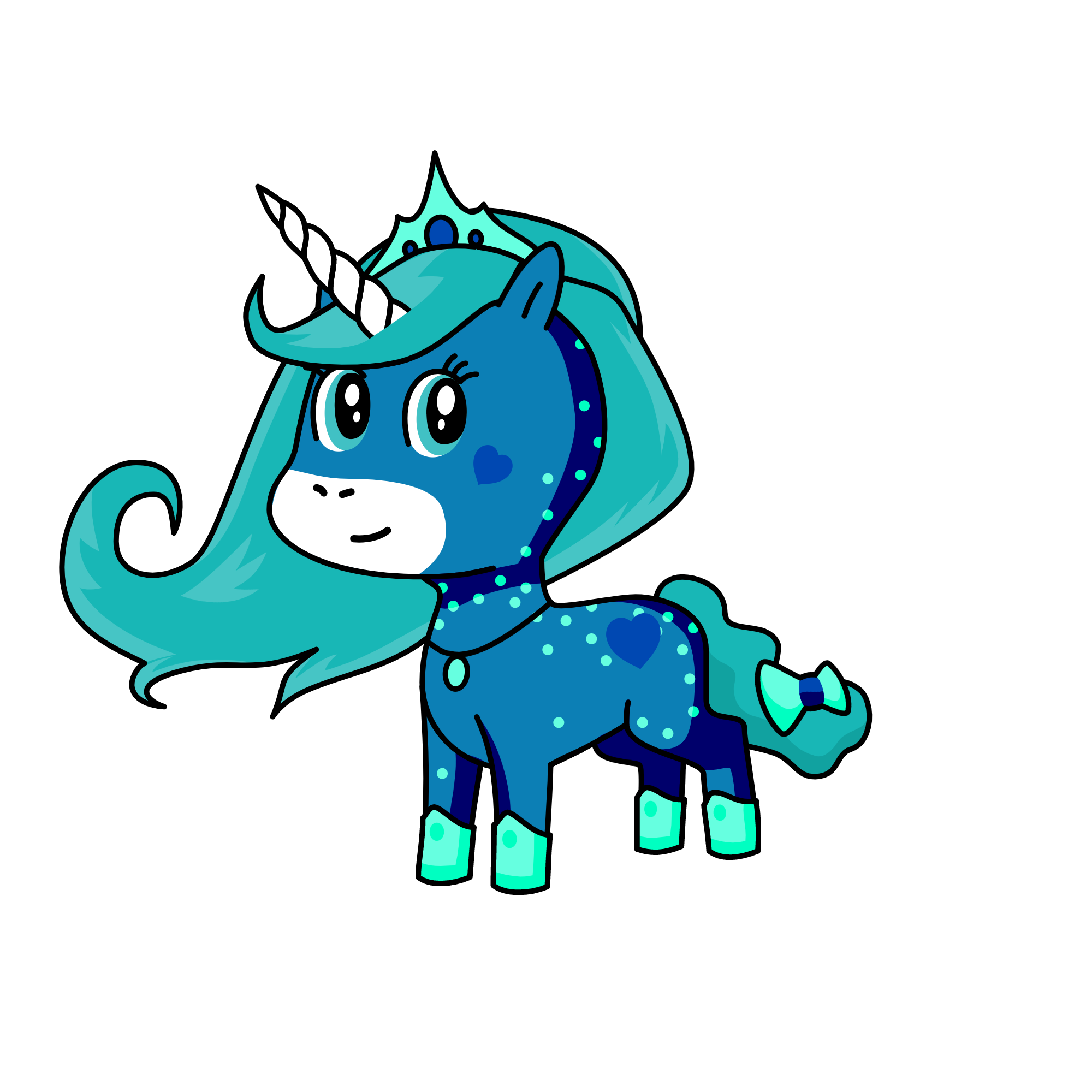 Snow, the unicorn