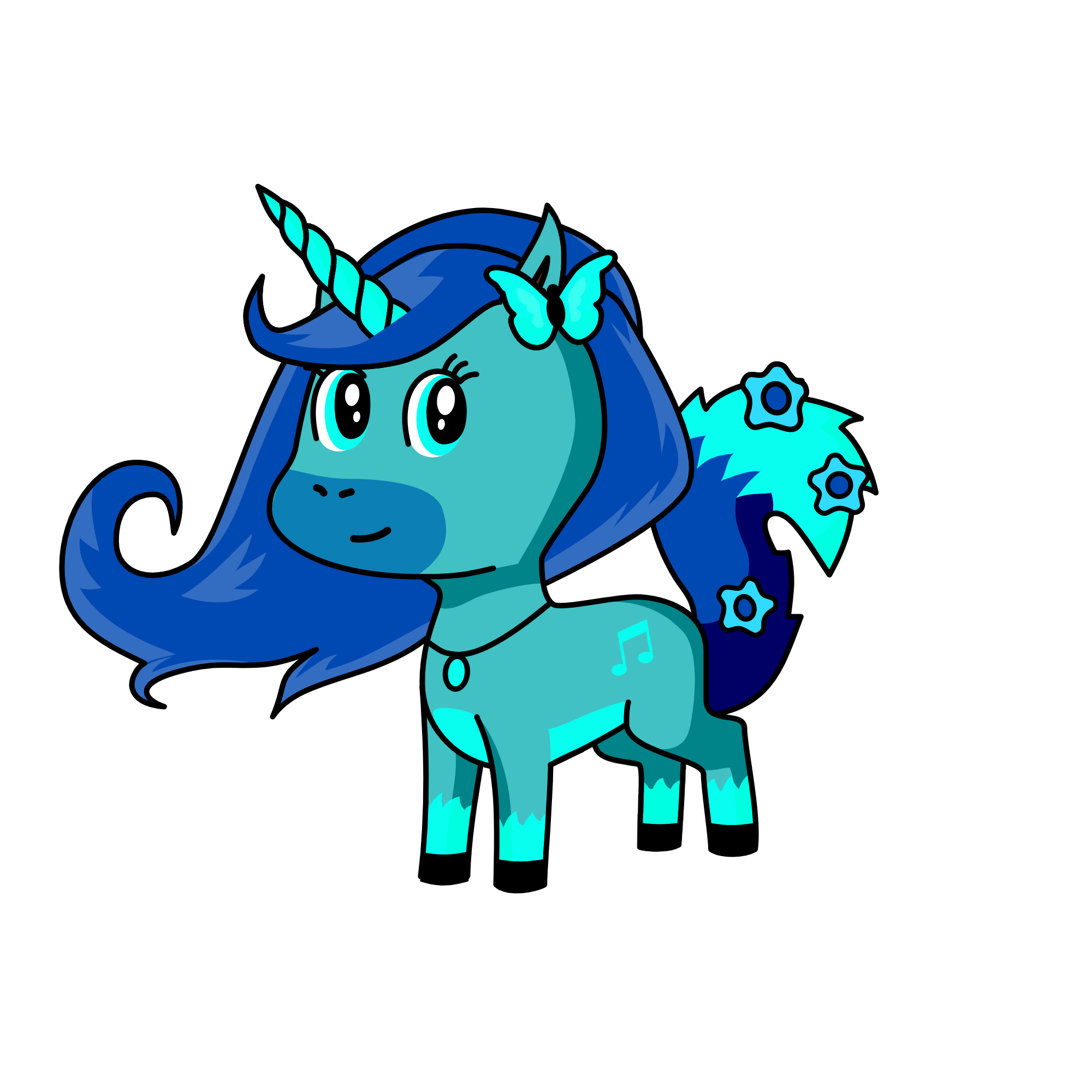 Melody , the unicorn