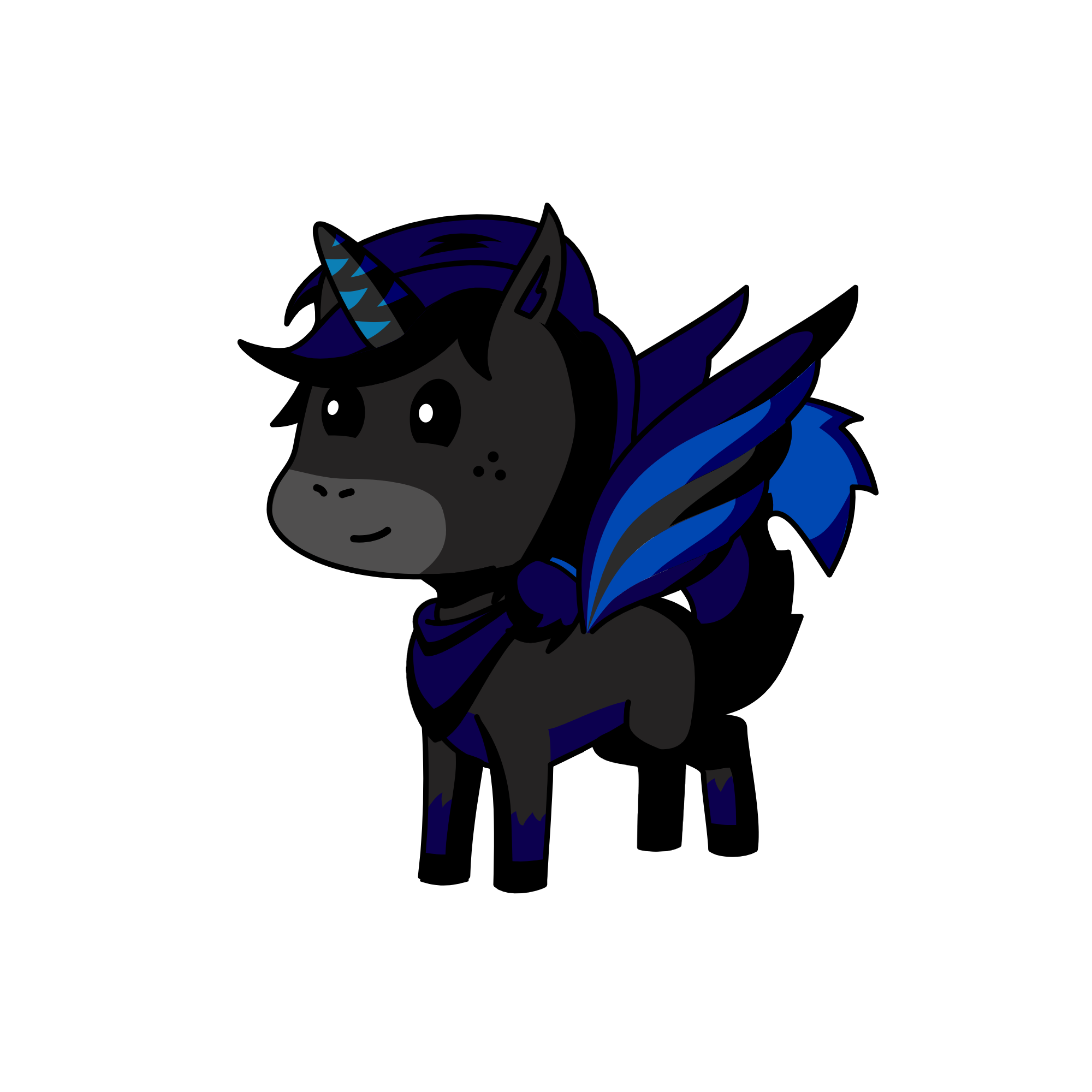 Midnight Howl , the unicorn
