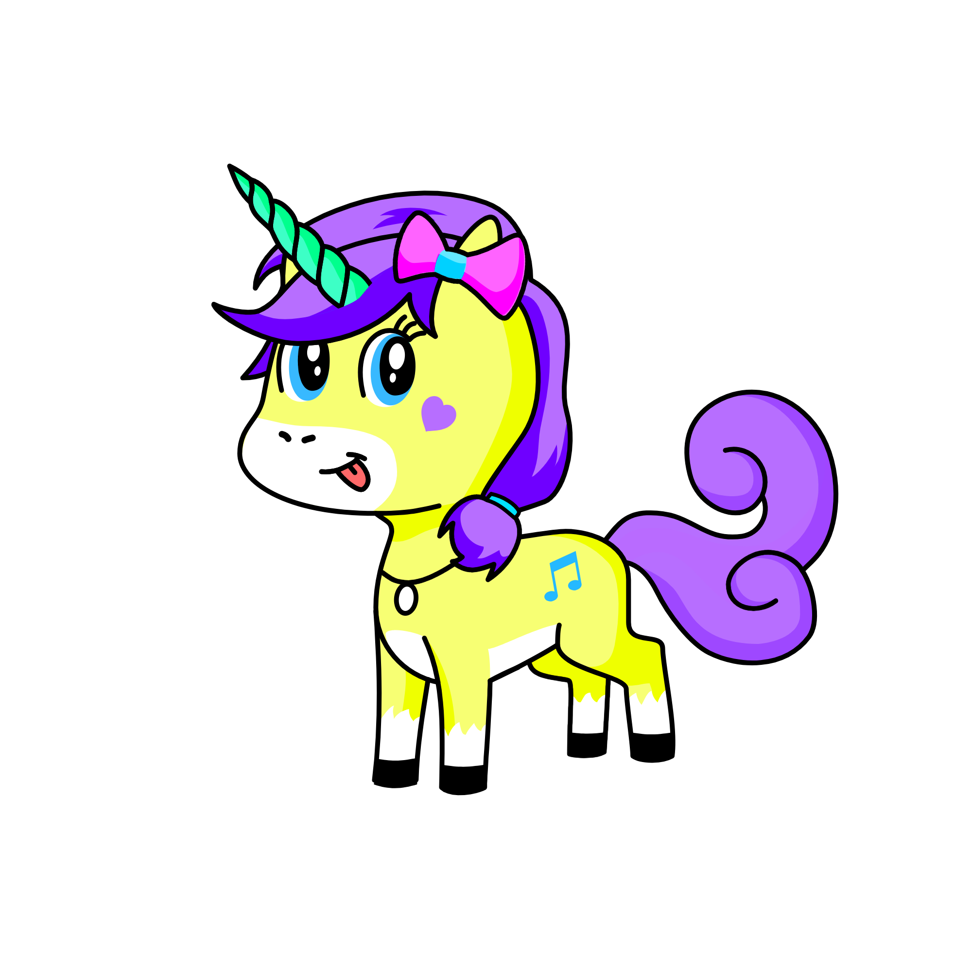 Ruffles(my mom's), the unicorn