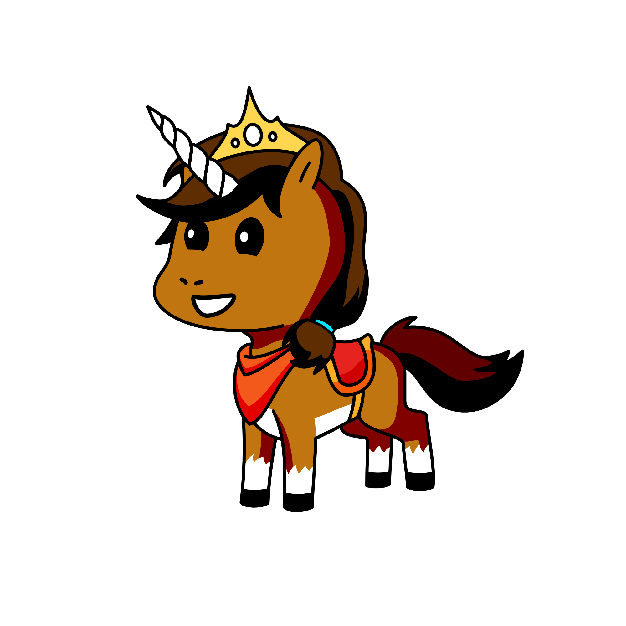 YAS QUEEN, the unicorn