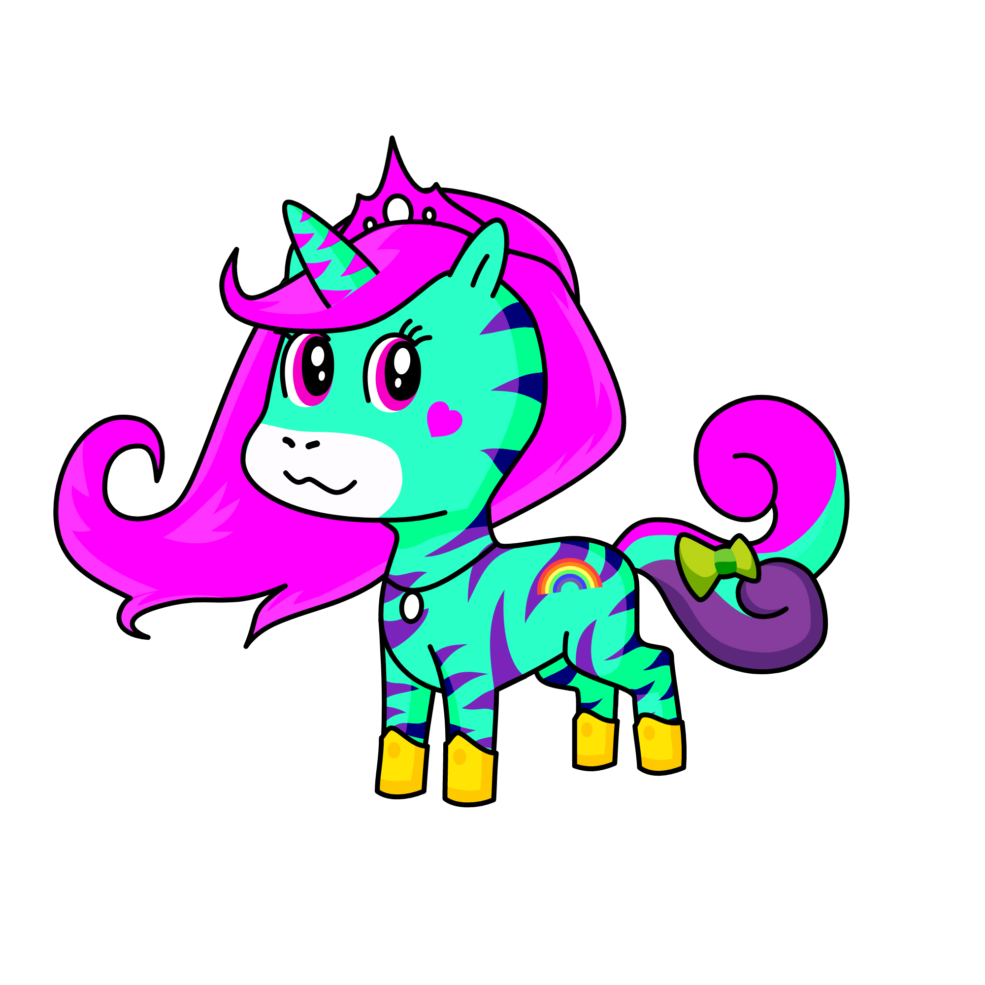 pinky, the unicorn