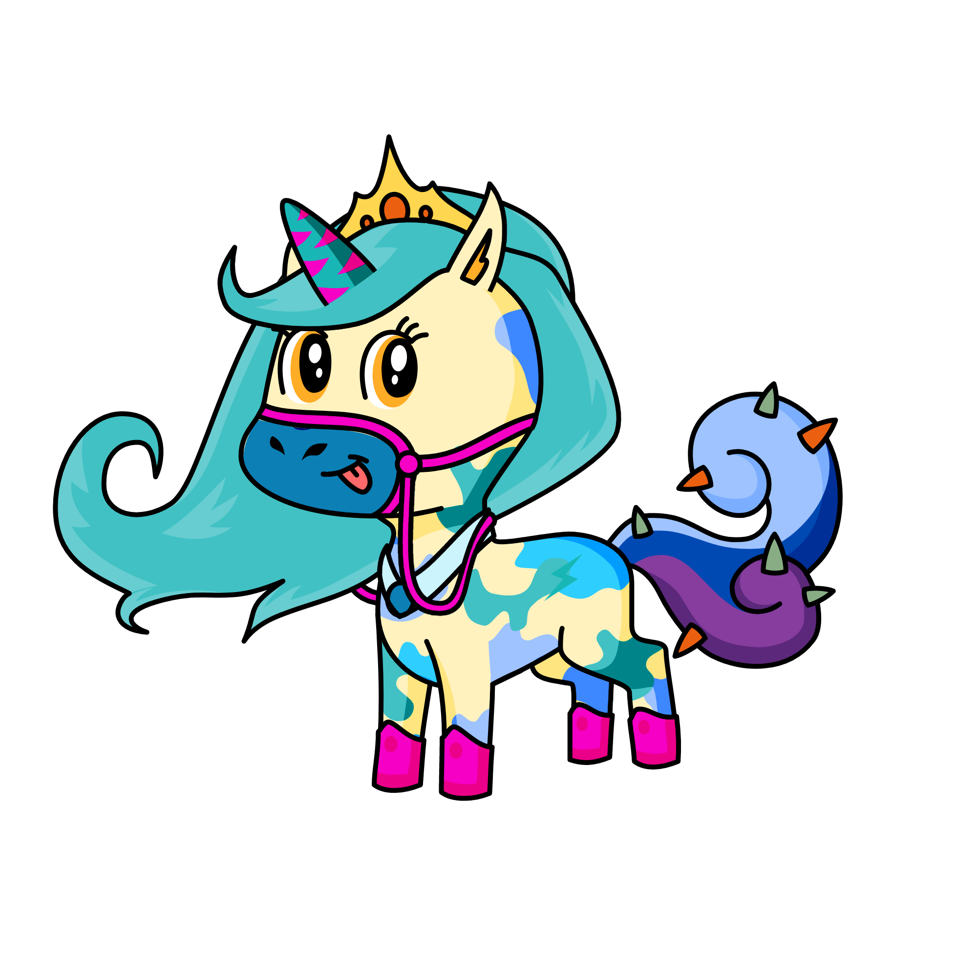 bubbles, the unicorn