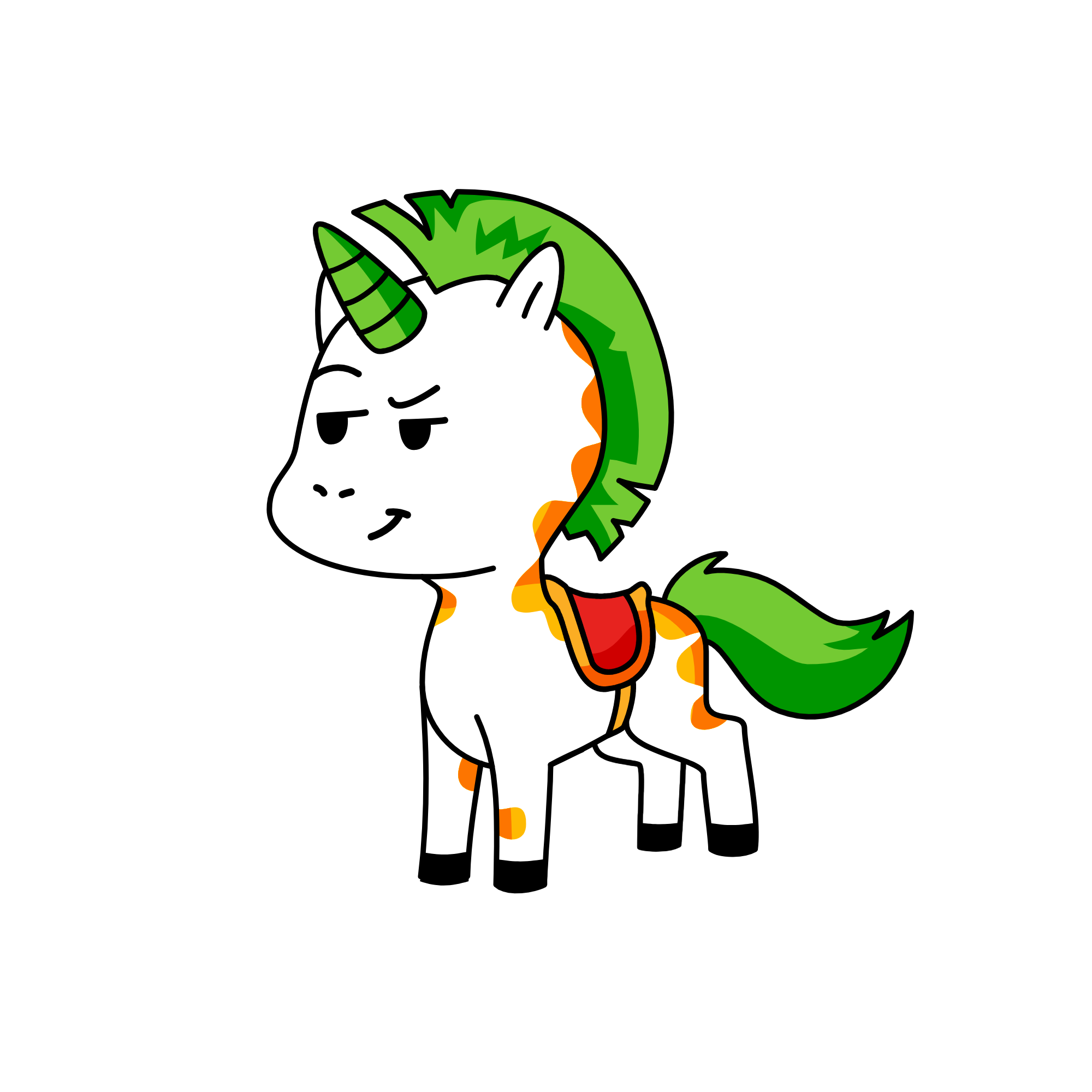 Spike after, the unicorn