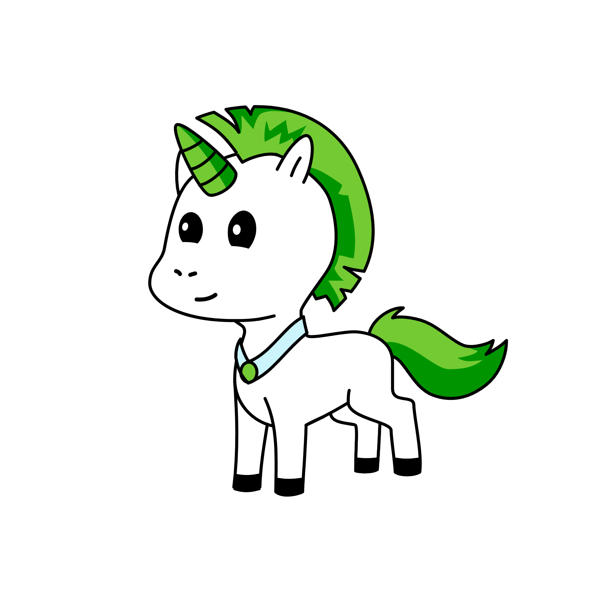 Spike, the unicorn