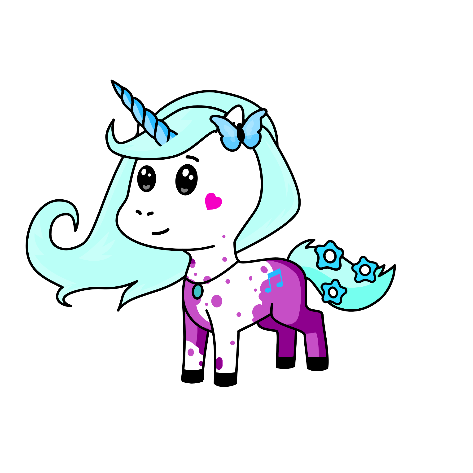Angelica, the unicorn