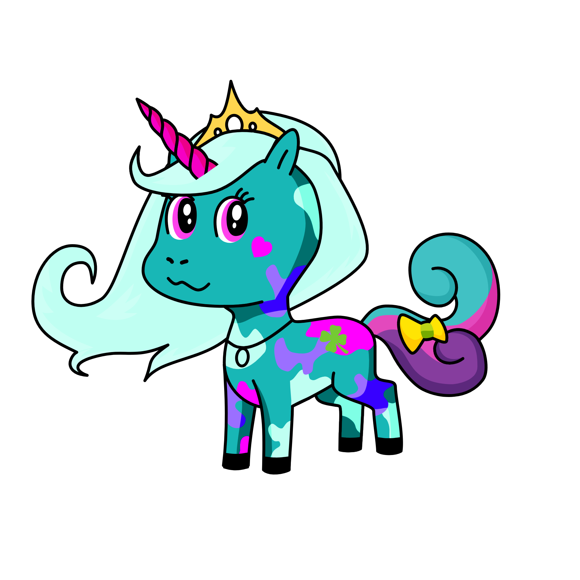 Queen Ice, the unicorn