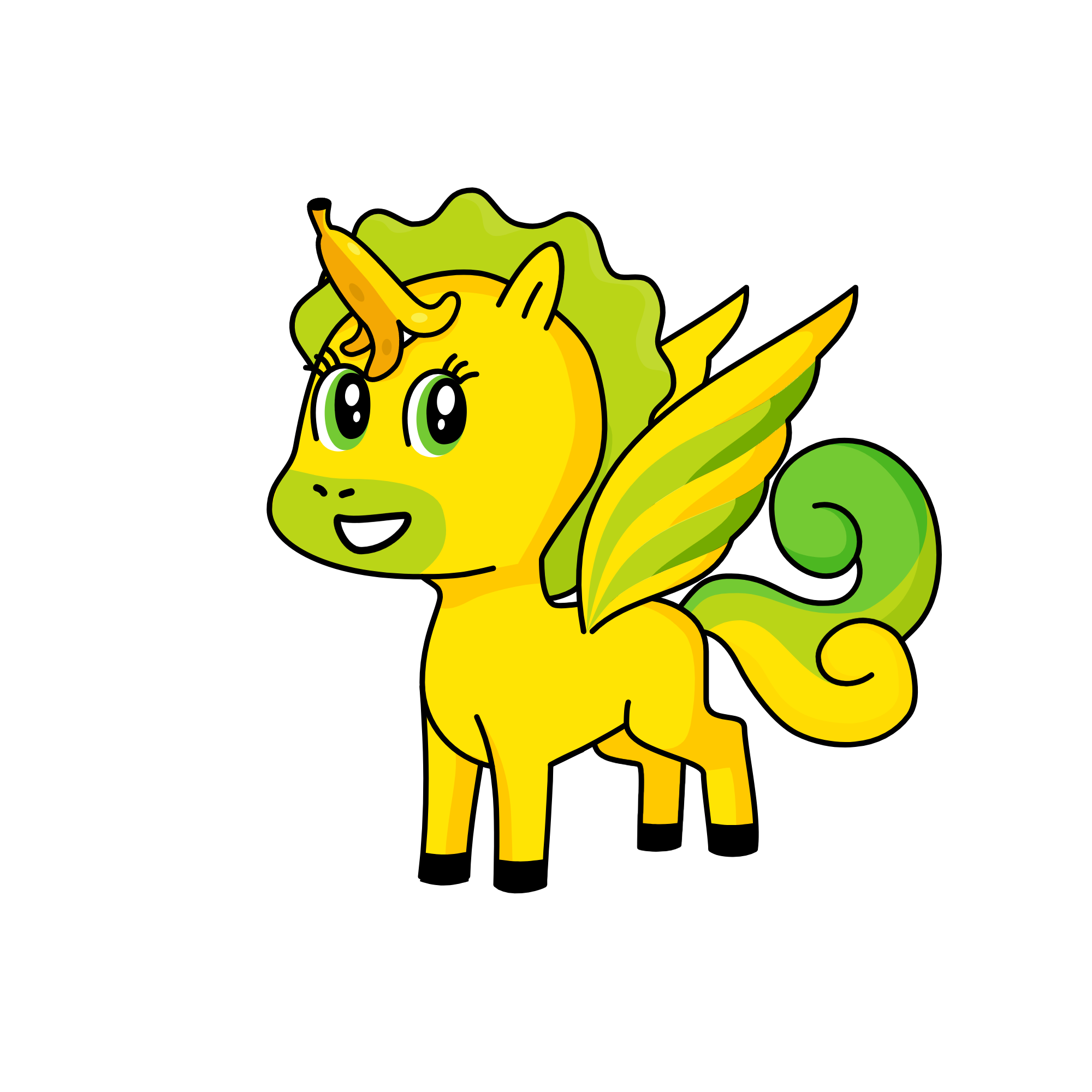 banana, the unicorn