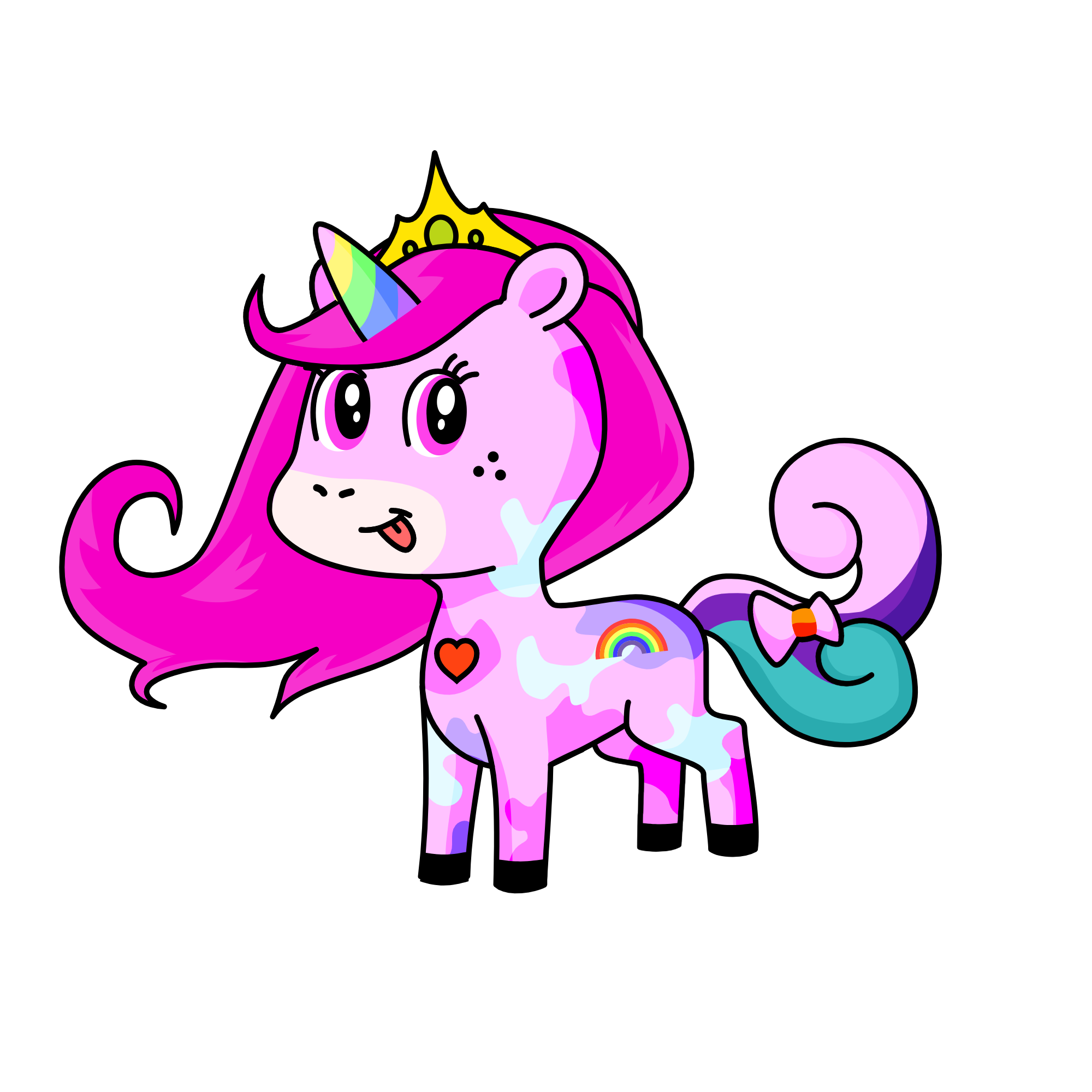 candy, the unicorn