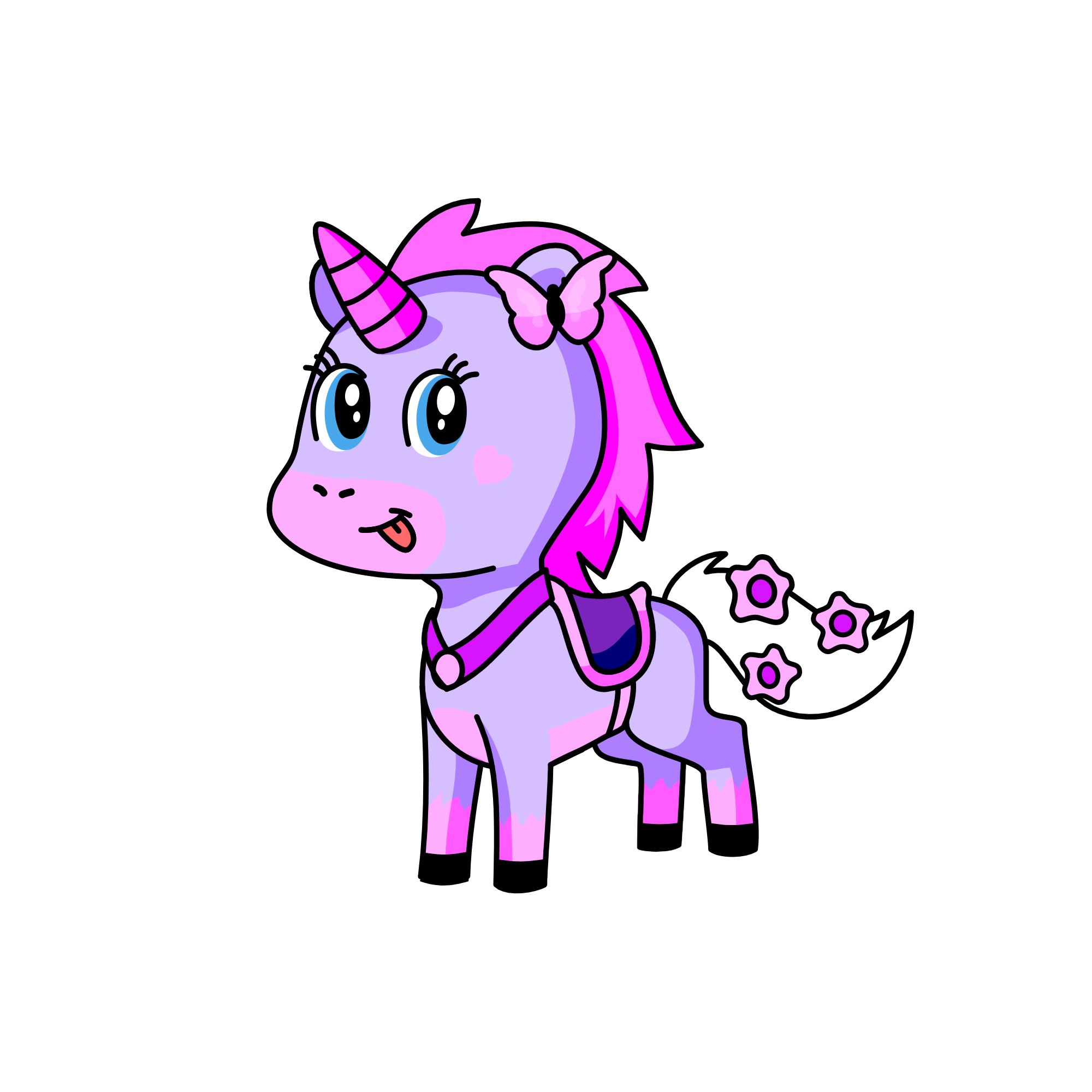 Pinky <3, the unicorn