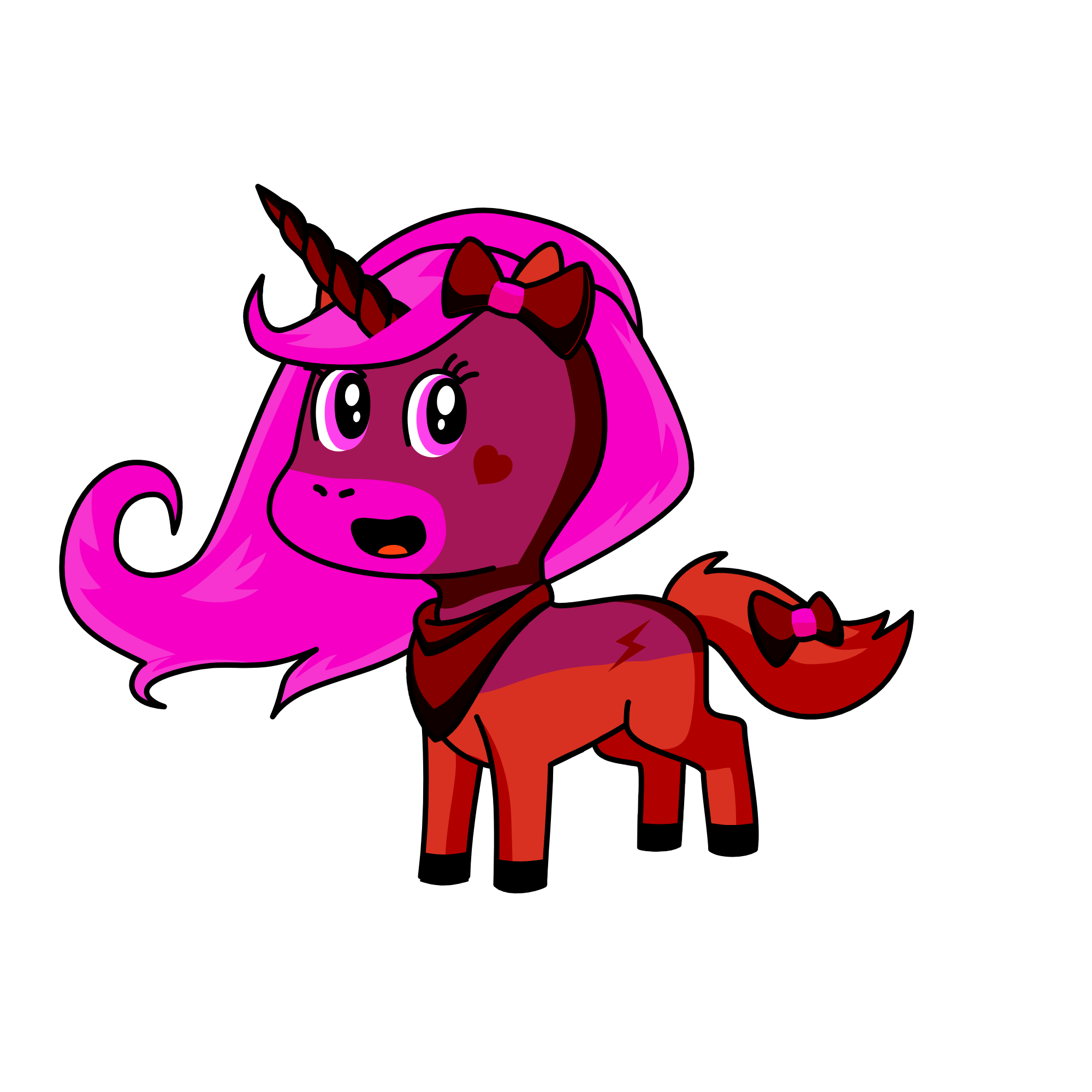 Night Fall, the unicorn