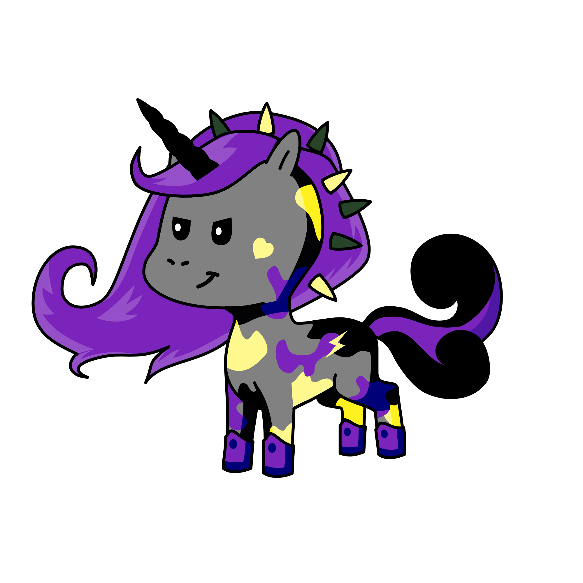 Midnight, the unicorn