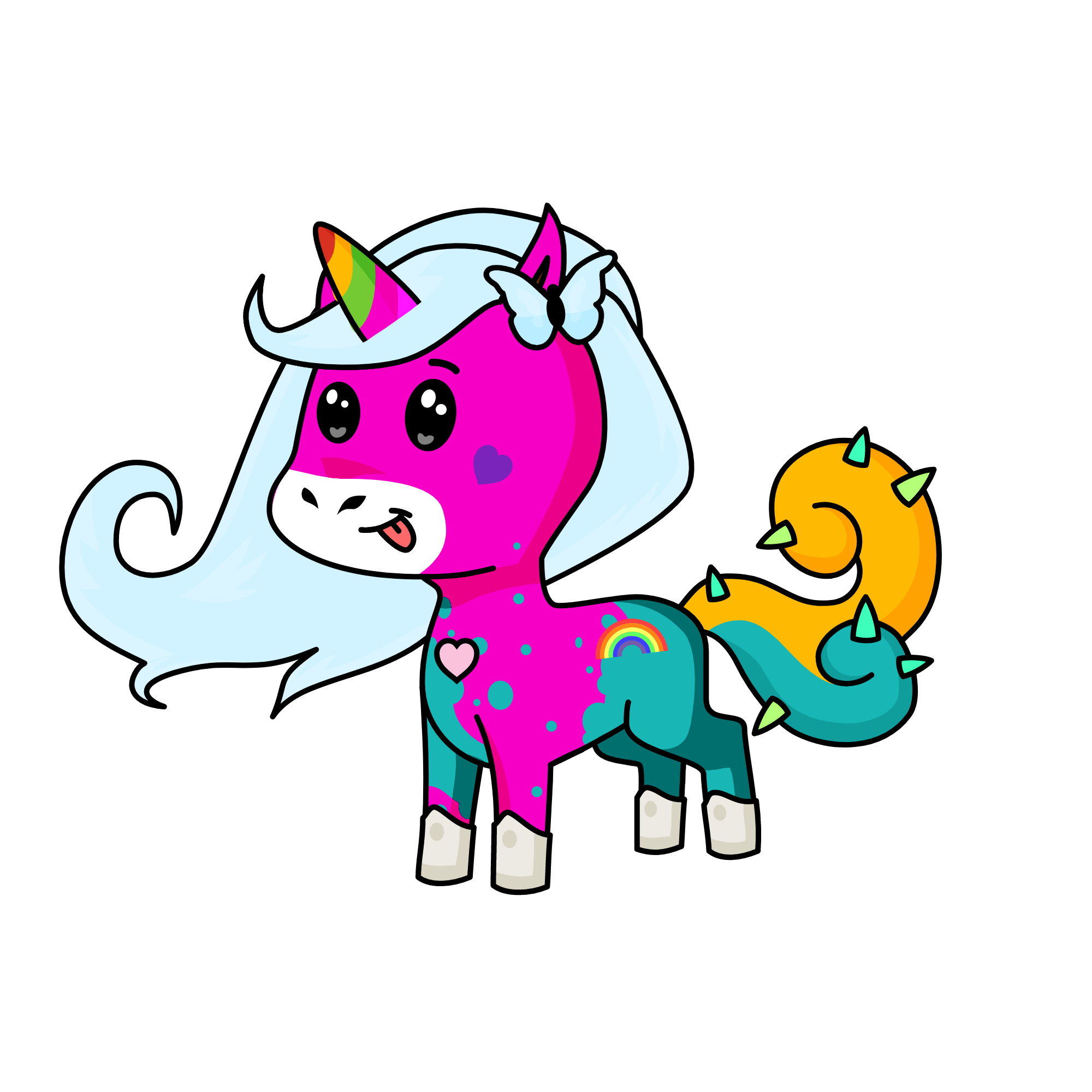 Angel, the unicorn