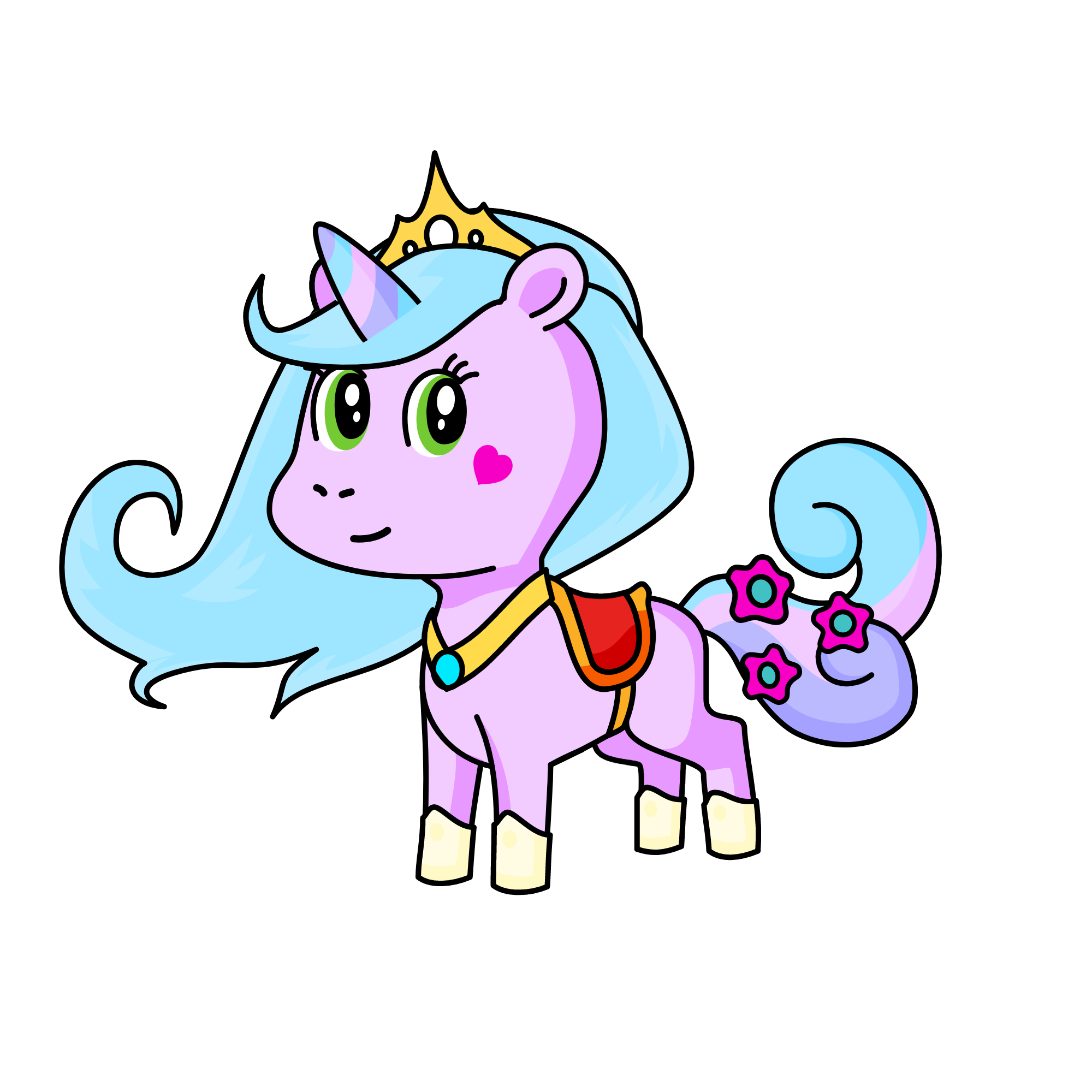 Fancy Pants, the unicorn