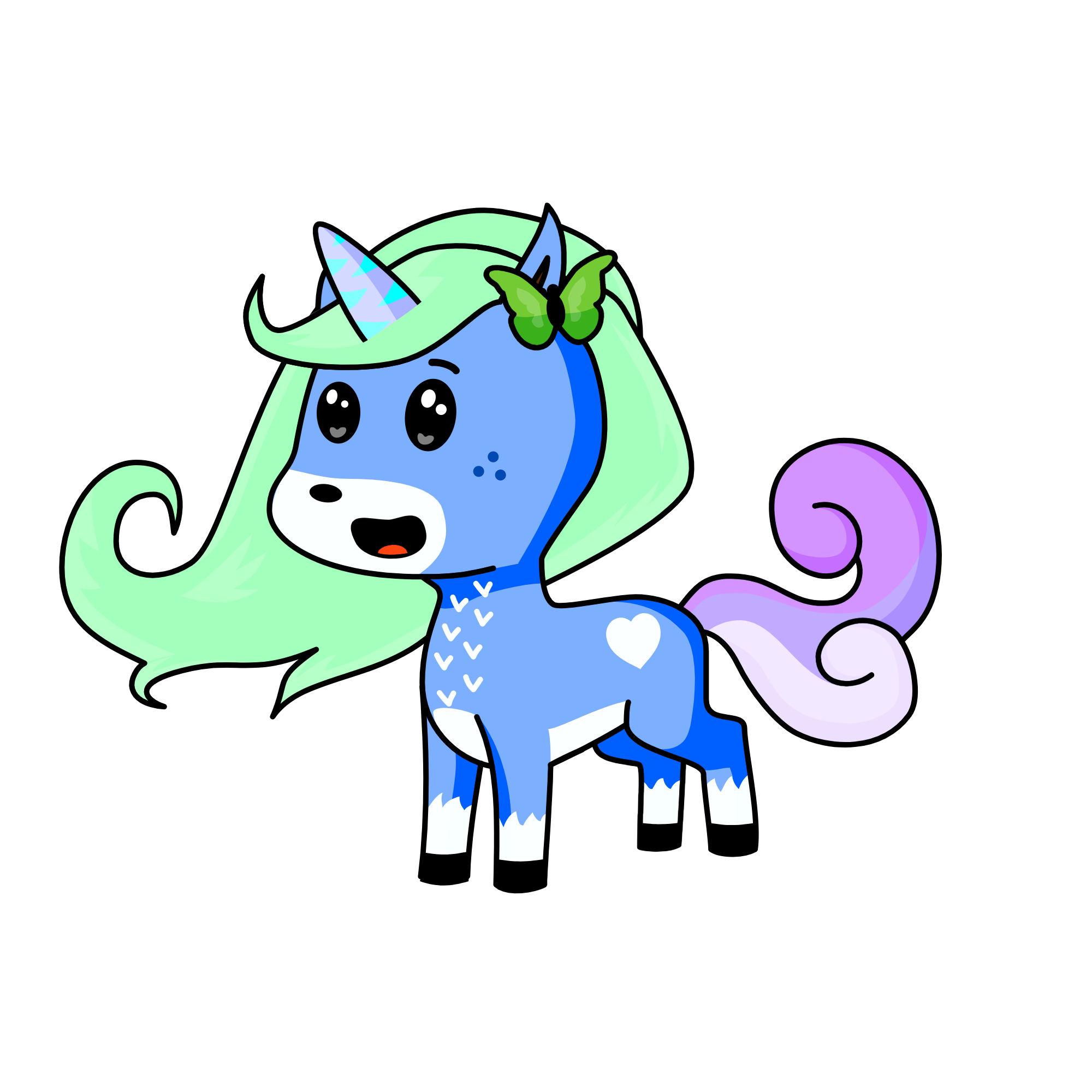 Aqua, the unicorn