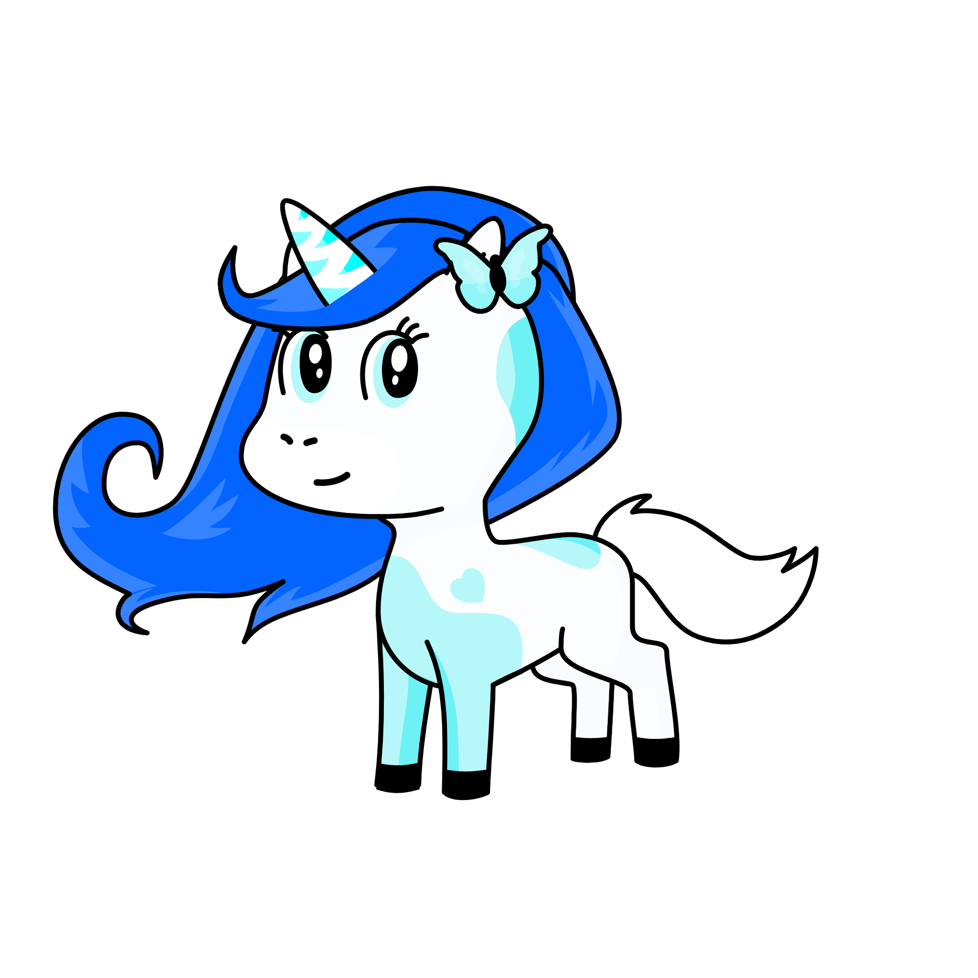 winter, the unicorn