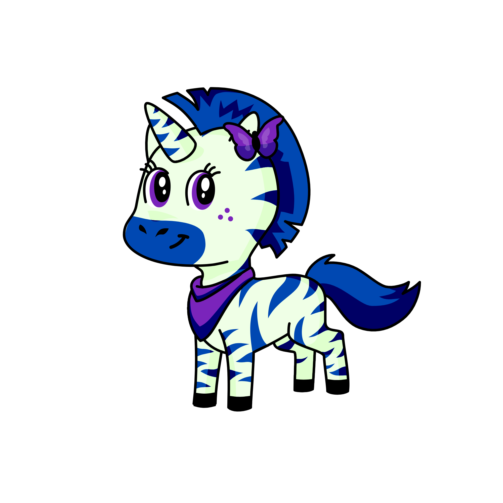 Sapphire (violet's sister) , the unicorn