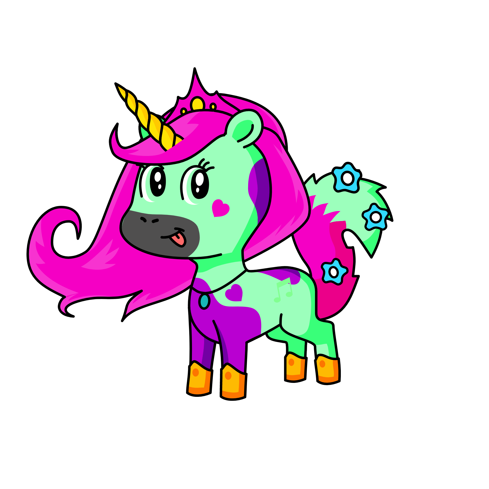 princess pea, the unicorn
